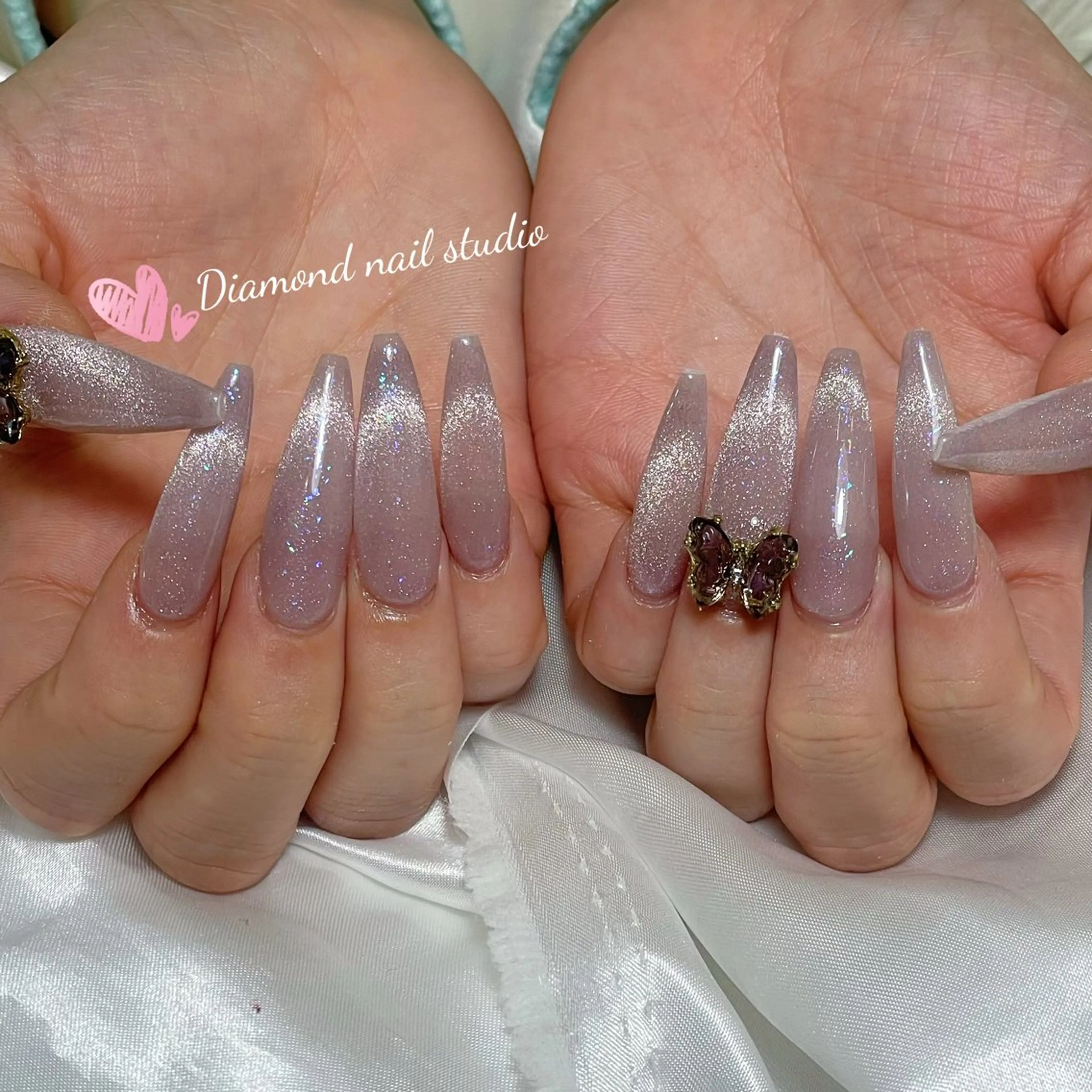ネイル ハンドネイル ハンドケア Diamond 🧚🏻‍♀️のネイルデザイン