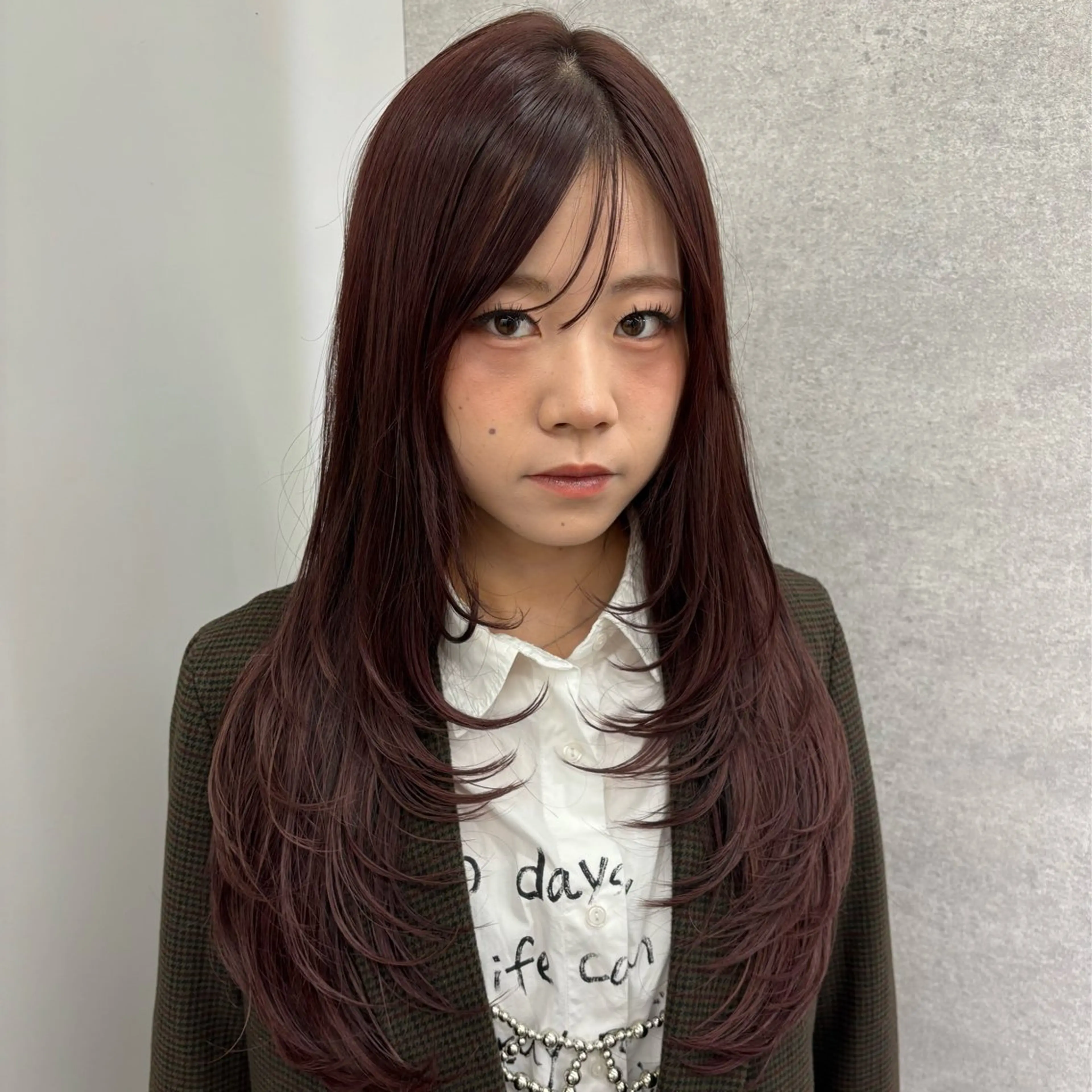 ロング カラー カット ヘアカラー トリートメント 望 吹のヘアスタイル