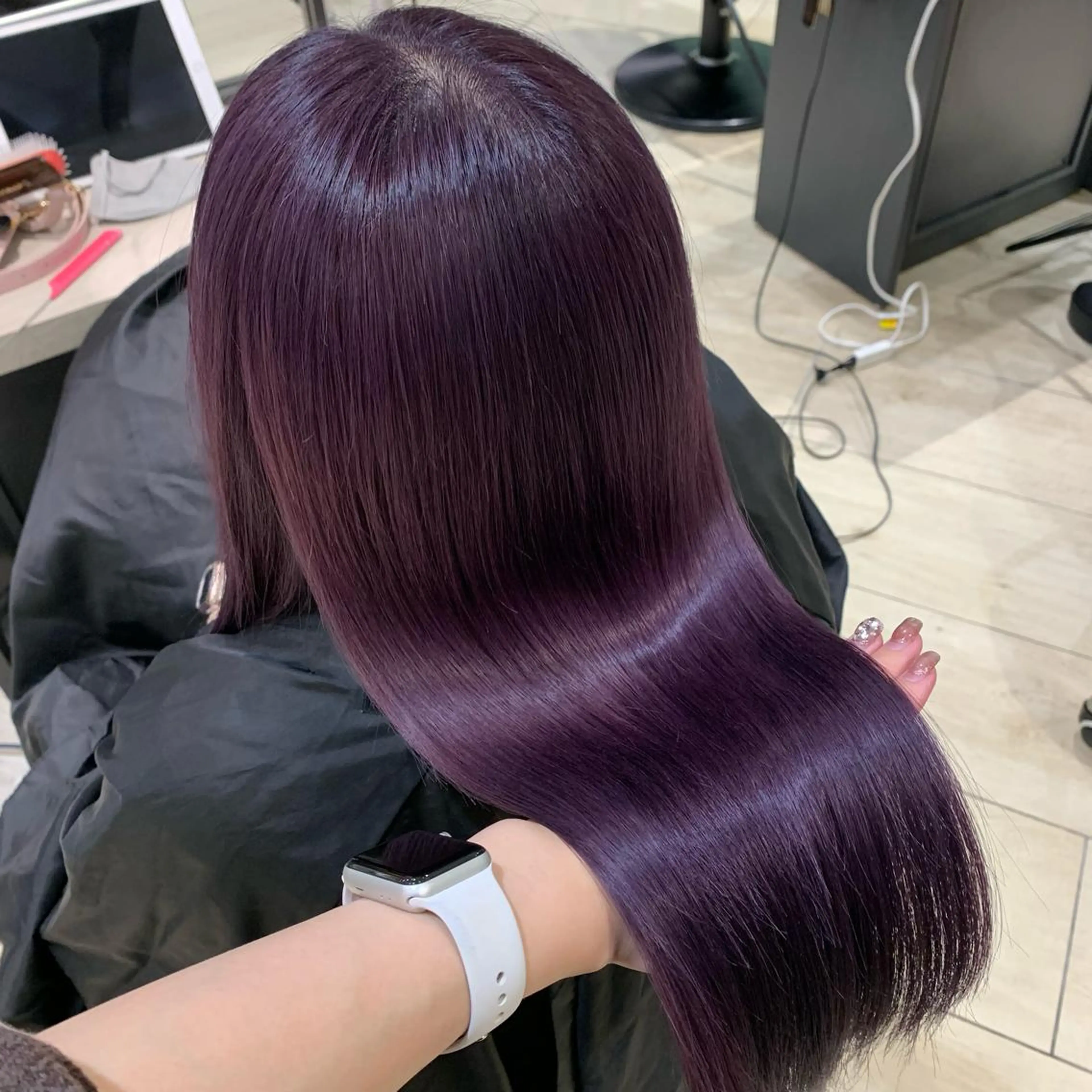ロング カラー ヘアカラー トリートメント 💎銀座/レイヤー/ AYAKI💎のヘアスタイル