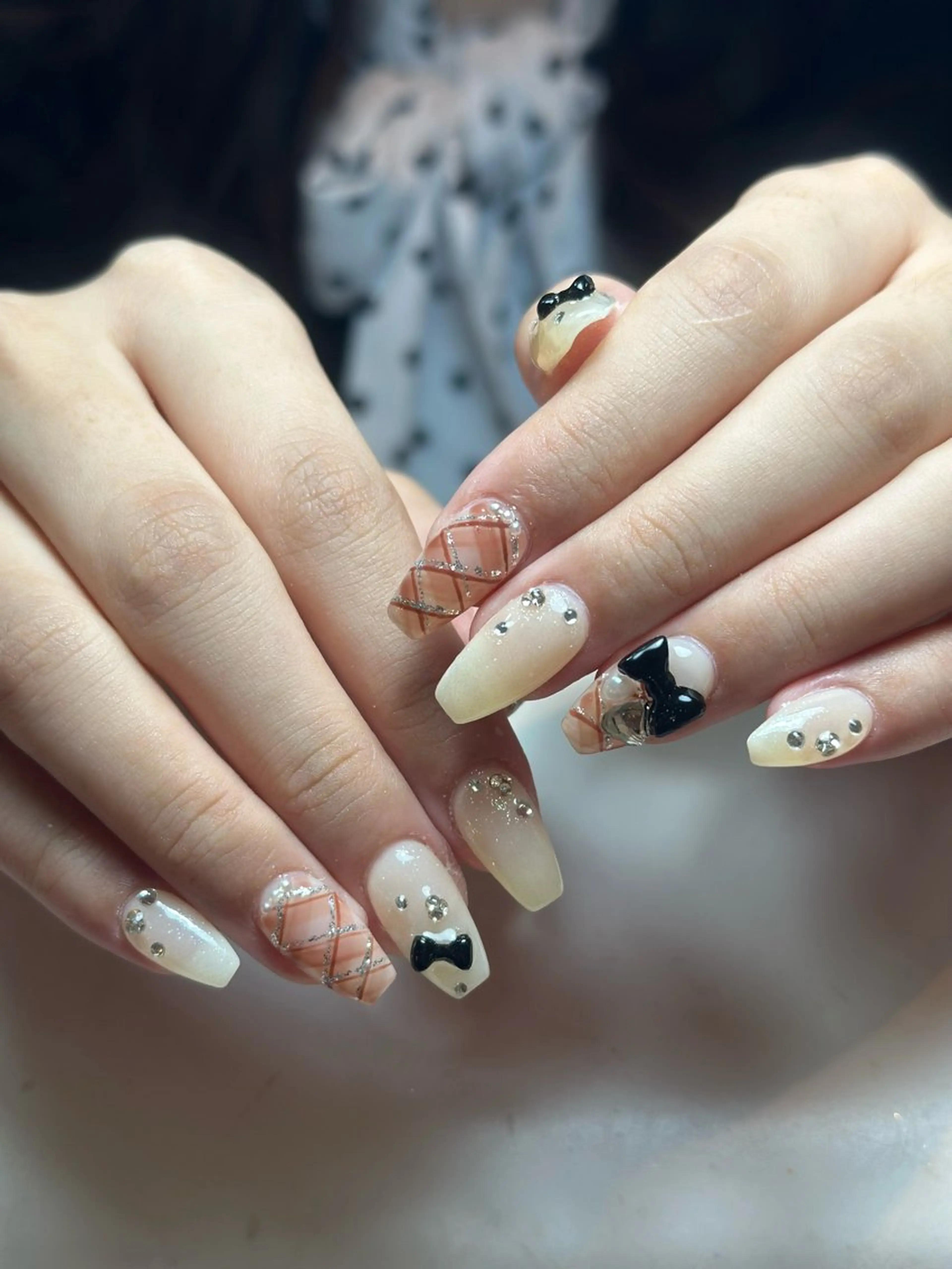 ネイル アートネイル 成人式 ジェルネイル ニュアンスネイル 夏ネイル ハンドネイル Nienail_ Luxeのネイルデザイン