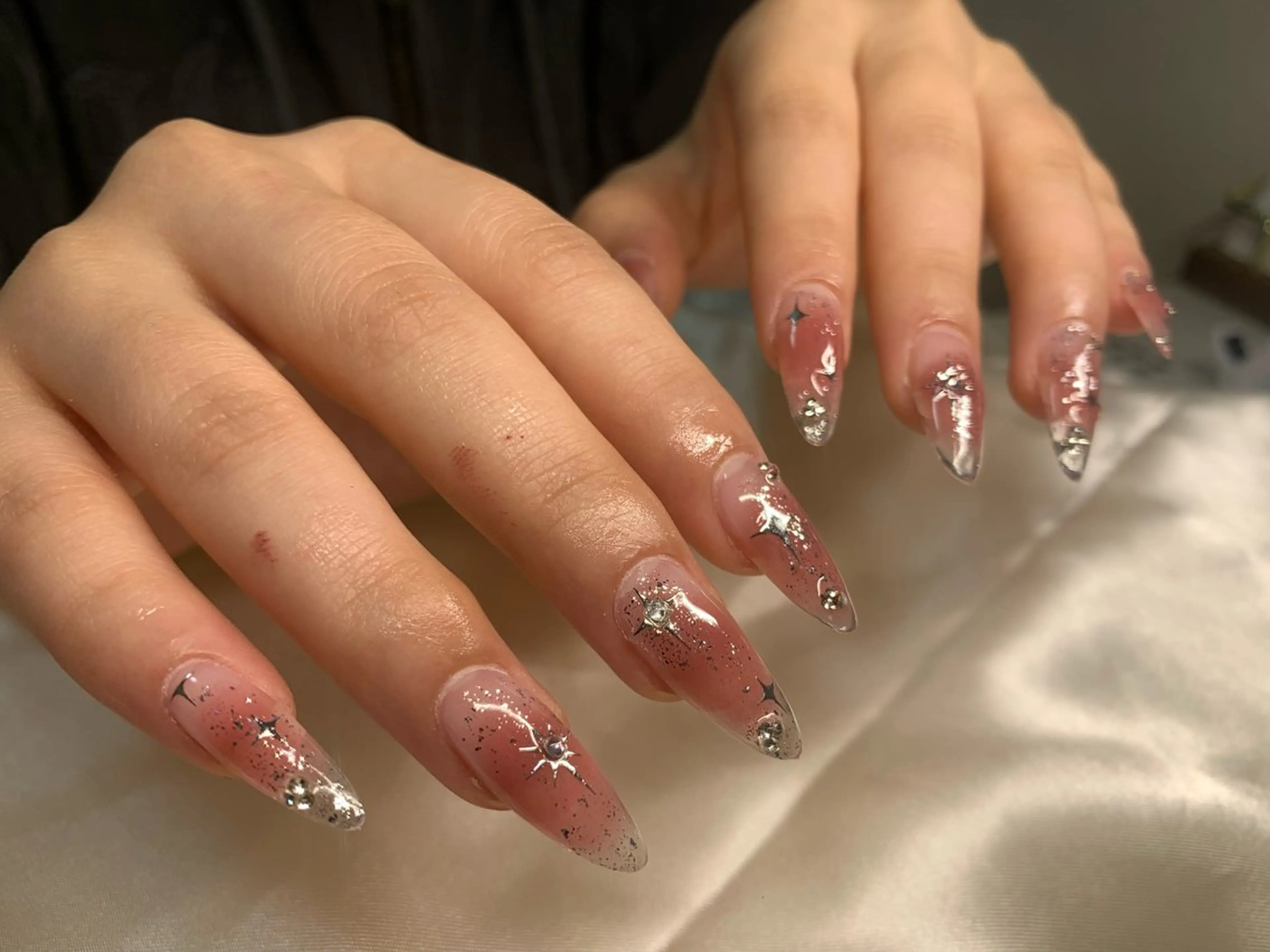 ネイル チークネイル ネイルチップ ハンドネイル ANA.CHUO NAILSのネイルデザイン