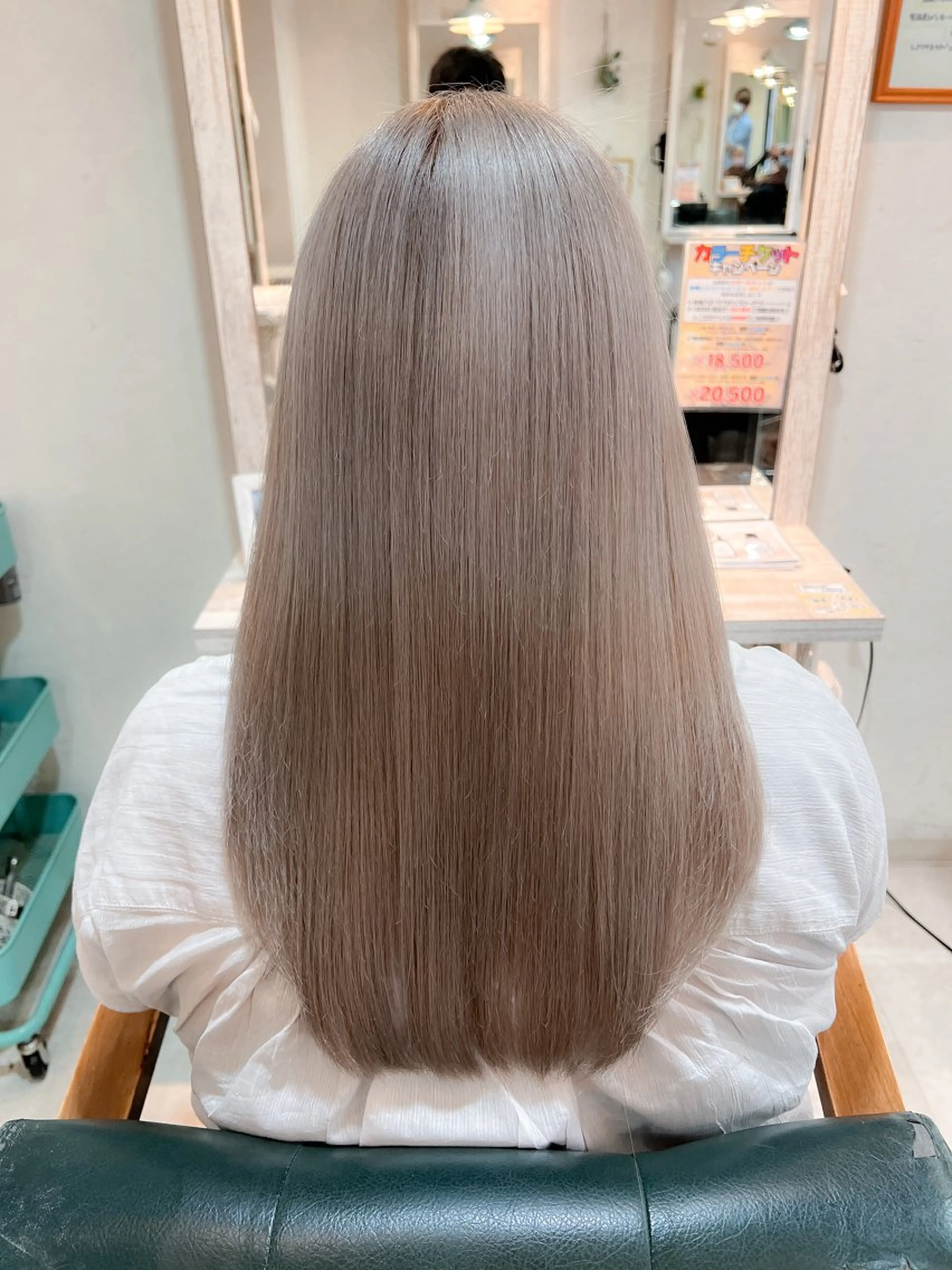 ロング カラー 髪質改善/美髪縮毛 ☘️大人ショートのヘアスタイル