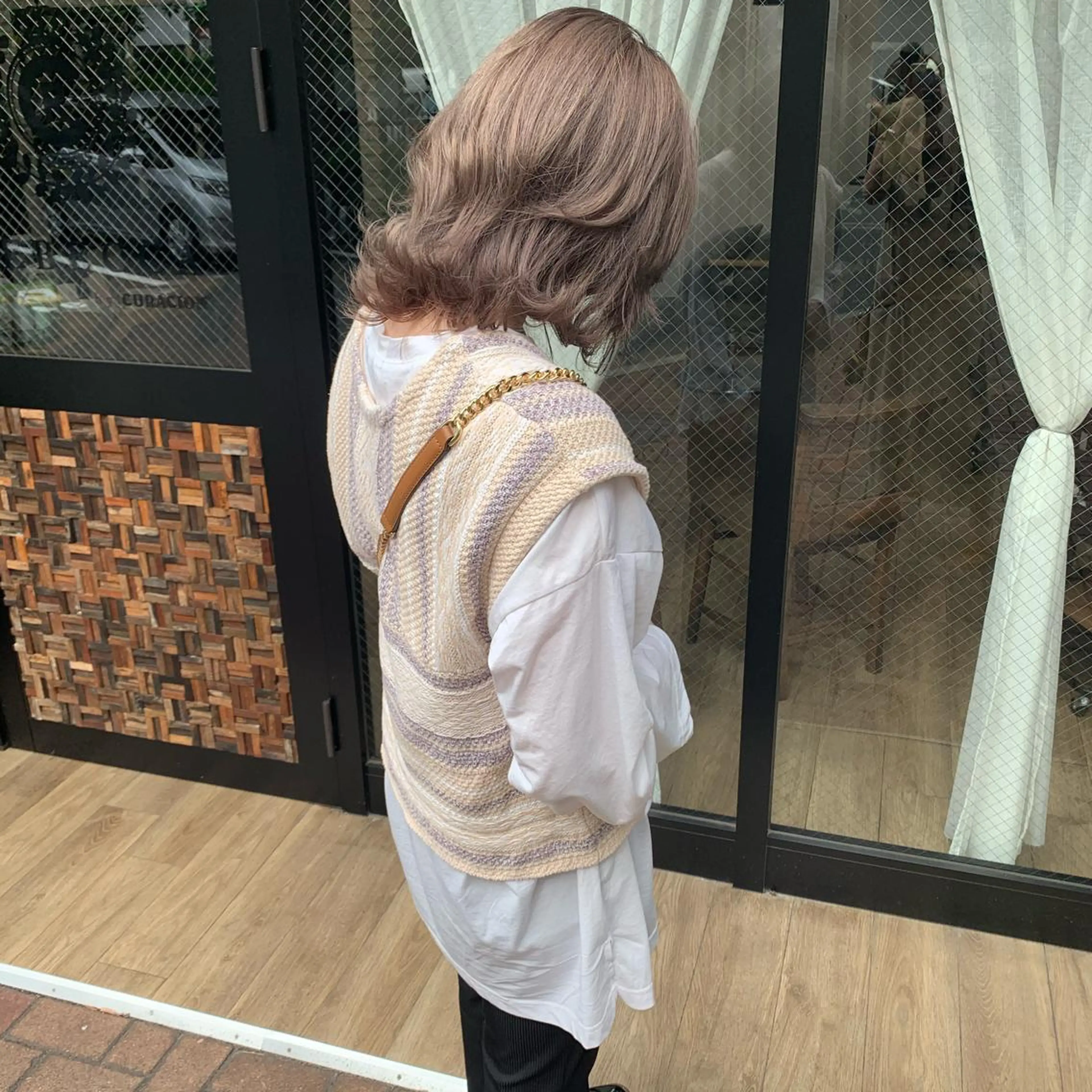 セミロング カラー カット ヘアカラー トリートメント レイヤー/顔周り /AKARIのヘアスタイル