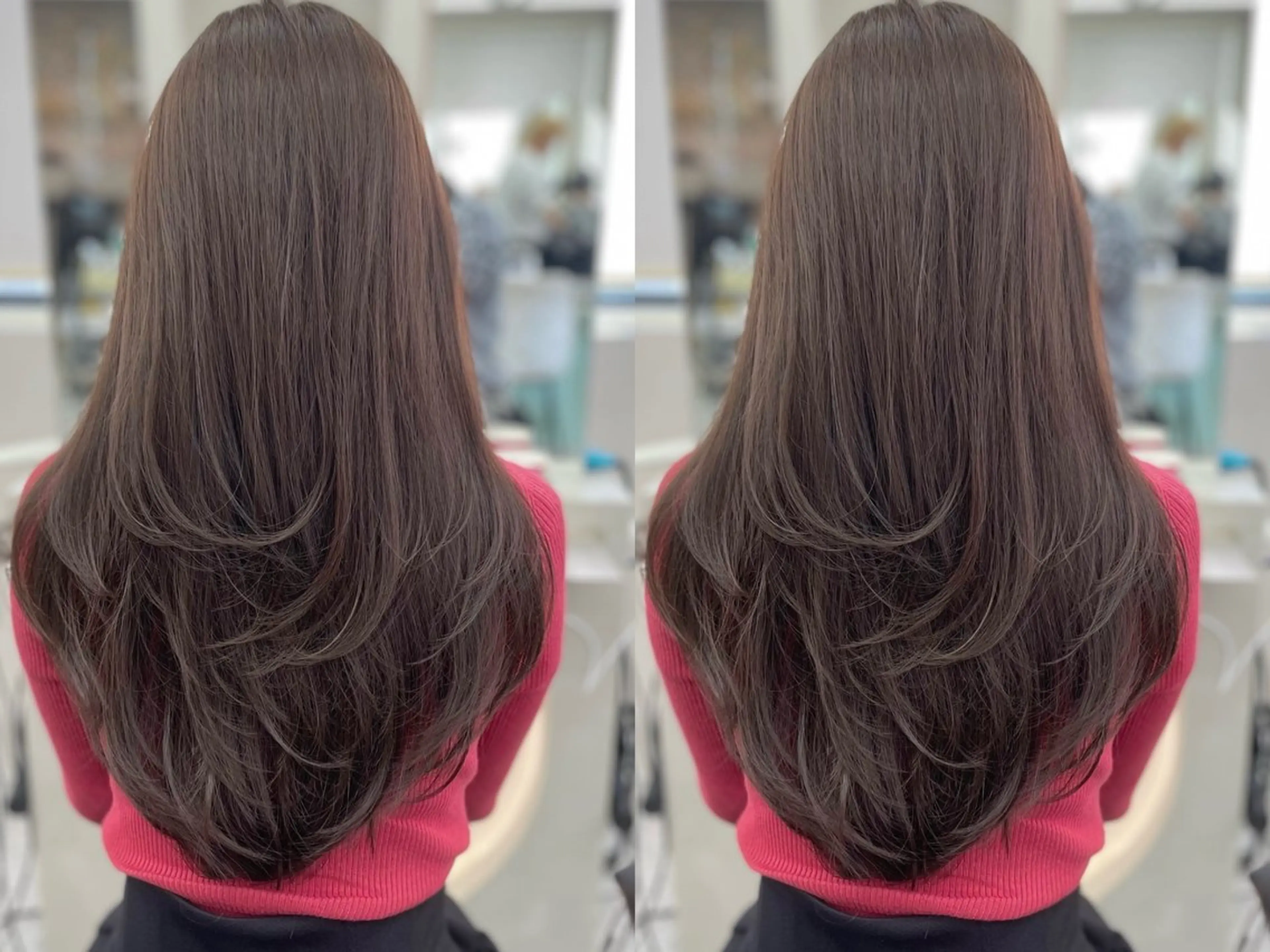 ロング カラー カット ヘアカラー トリートメント レイヤー/髪質改善 タケルのヘアスタイル