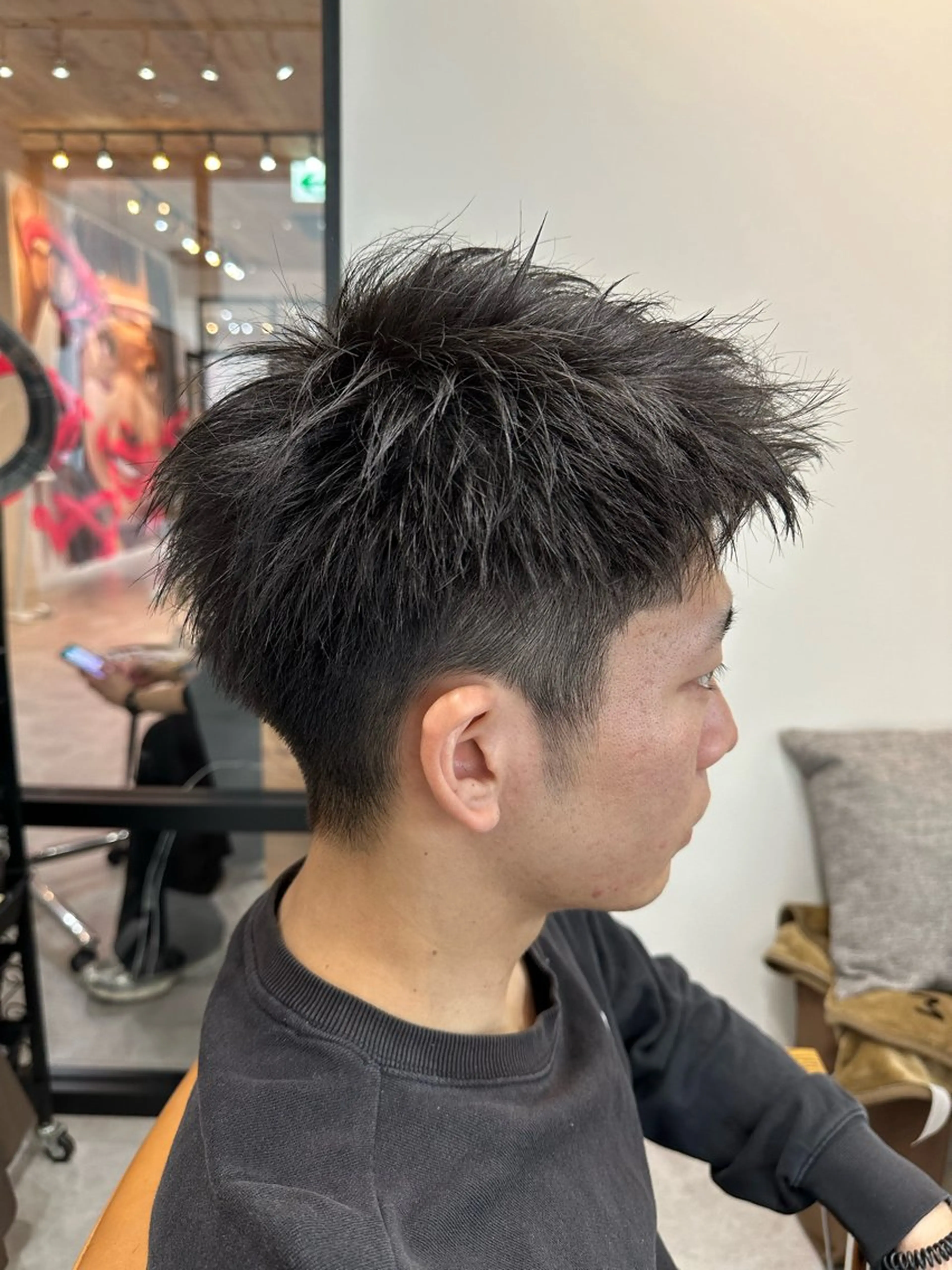 メンズ ツーブロック カット メンズカット クドウユウキのヘアスタイル