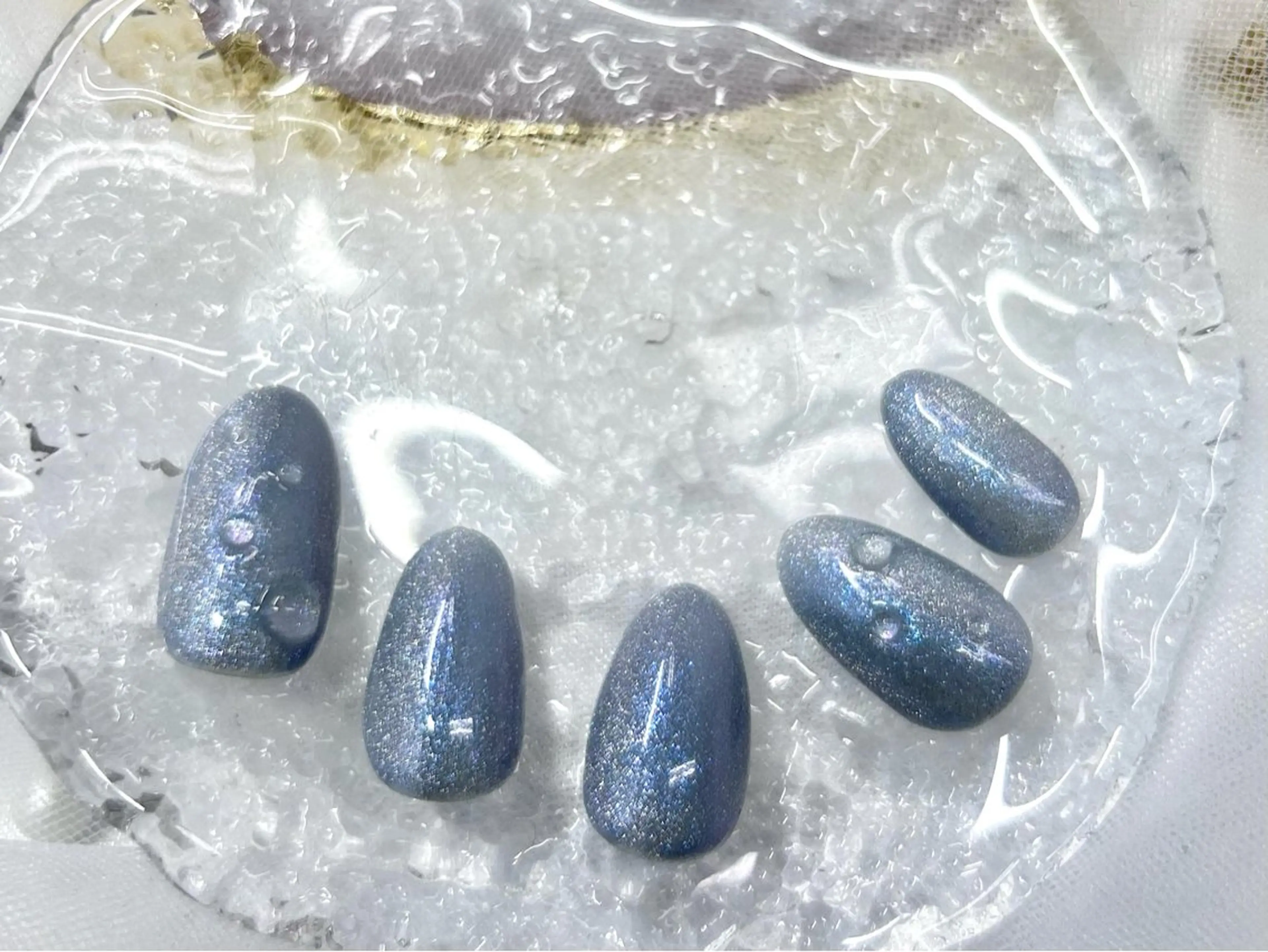 ネイル アートネイル ジェルネイル マグネットネイル ニュアンスネイル パラジェル ハンドネイル Nail Neige 錦糸町所属・Nail Neige🐈🌙のネイルデザイン