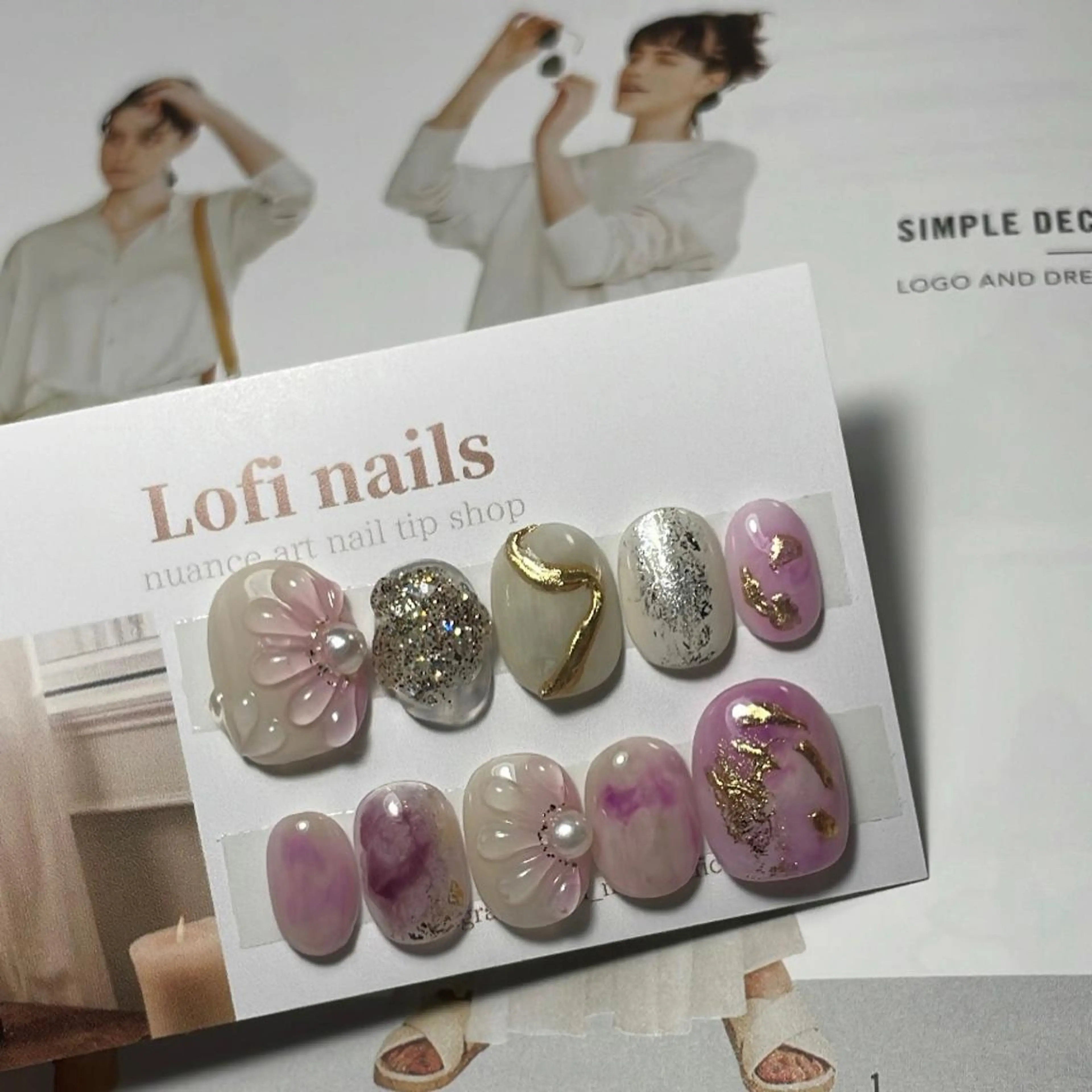 ネイル 成人式 ネイルチップ その他(ネイル) Lofinails ちひろのネイルデザイン