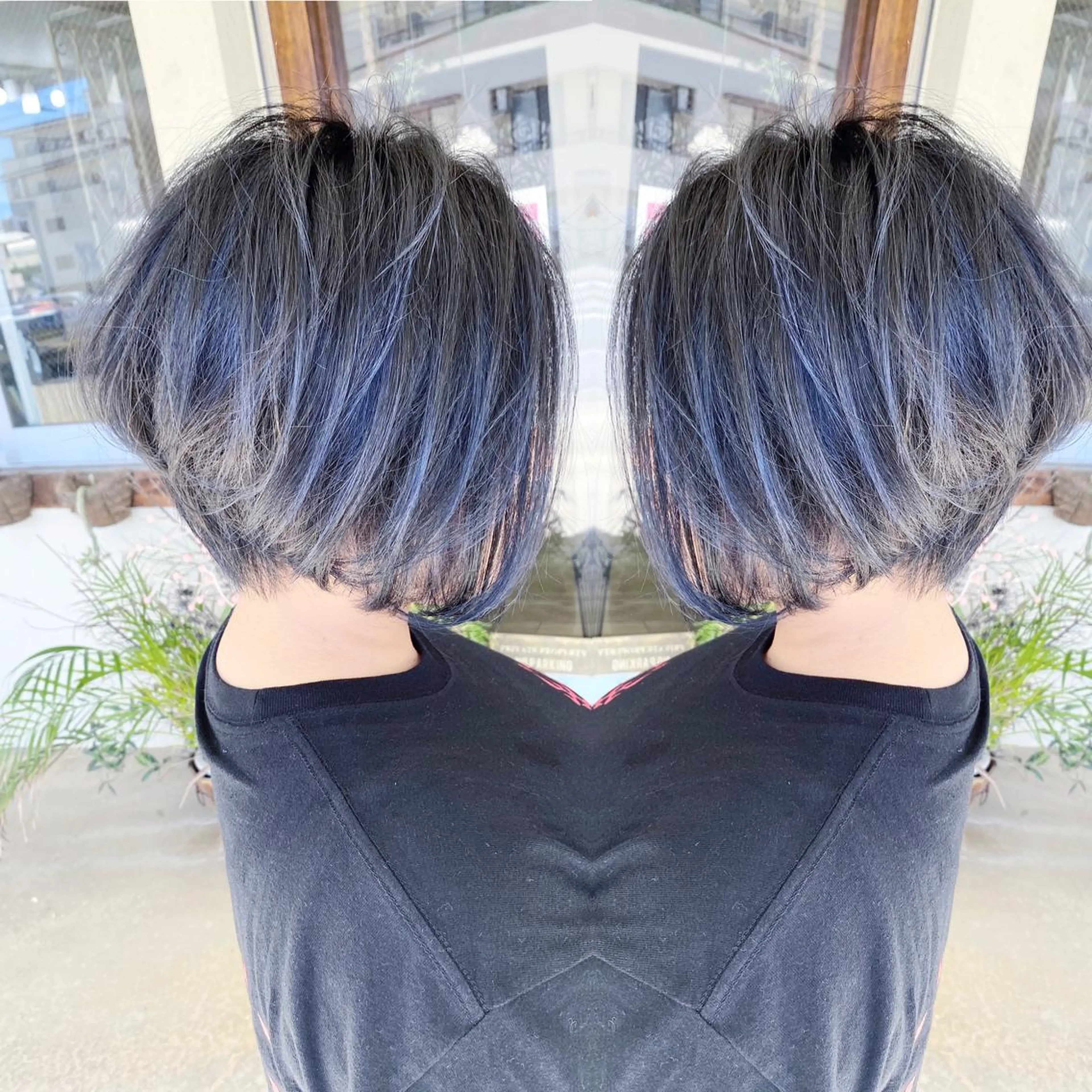 ショート カット ヘアカラー grand juteのヘアスタイル
