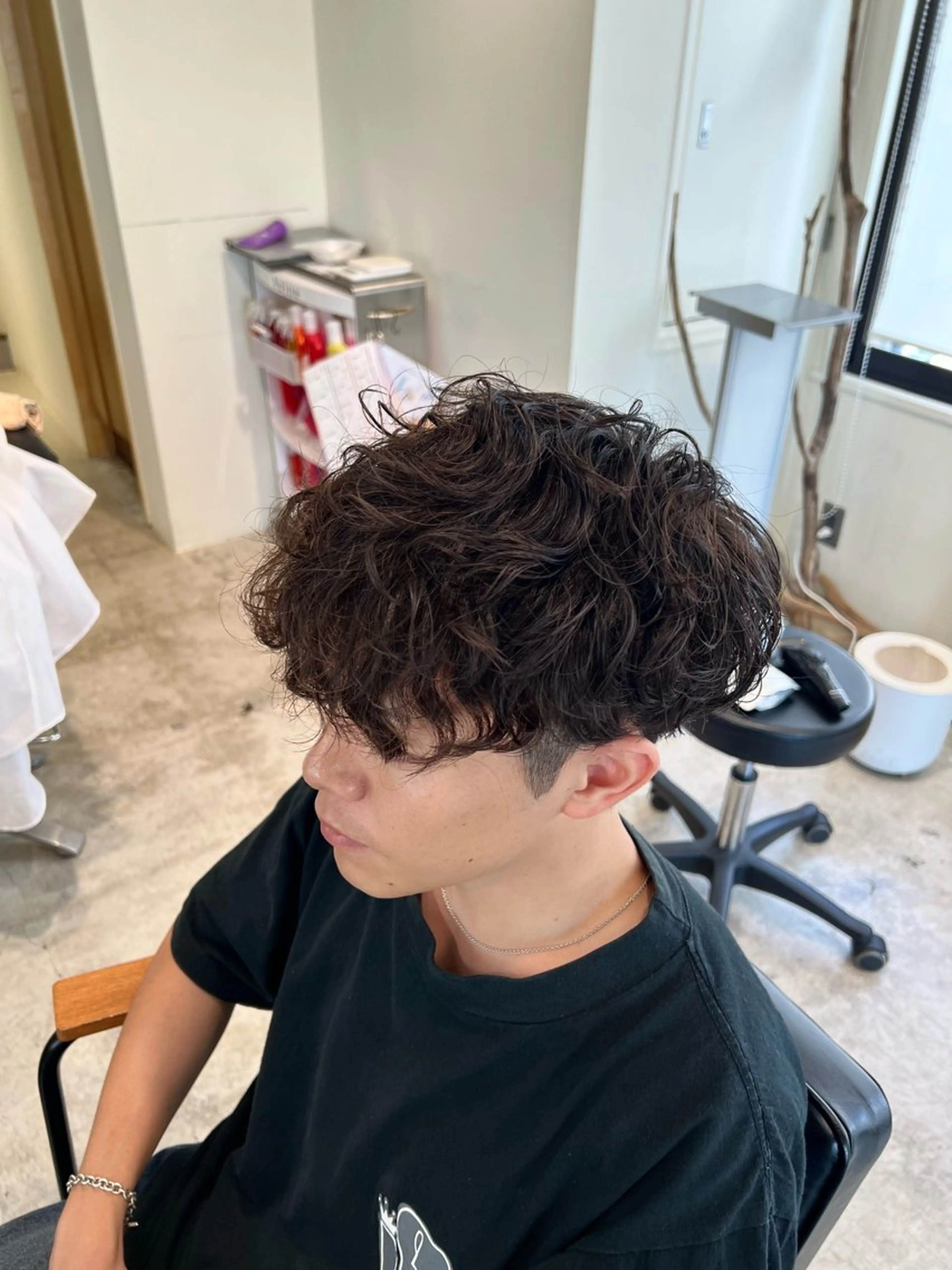 パーマ メンズ カット パーマ 金山/メンズカット/ パーマ/木澤 航のヘアスタイル