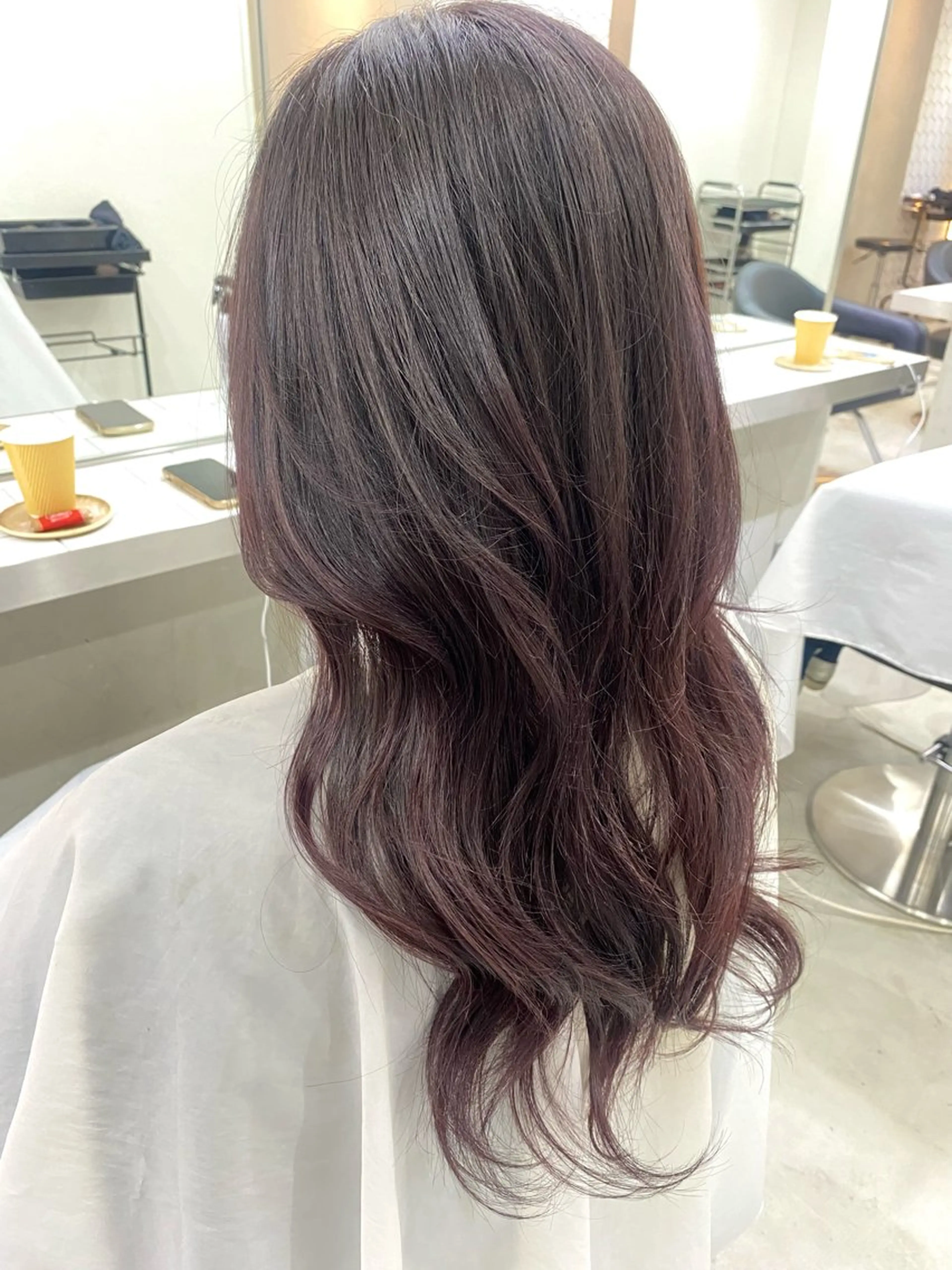 ロング カラー ヘアカラー ヘッドスパ 銀座 キュアリスト/ nanaco🦔のヘアスタイル