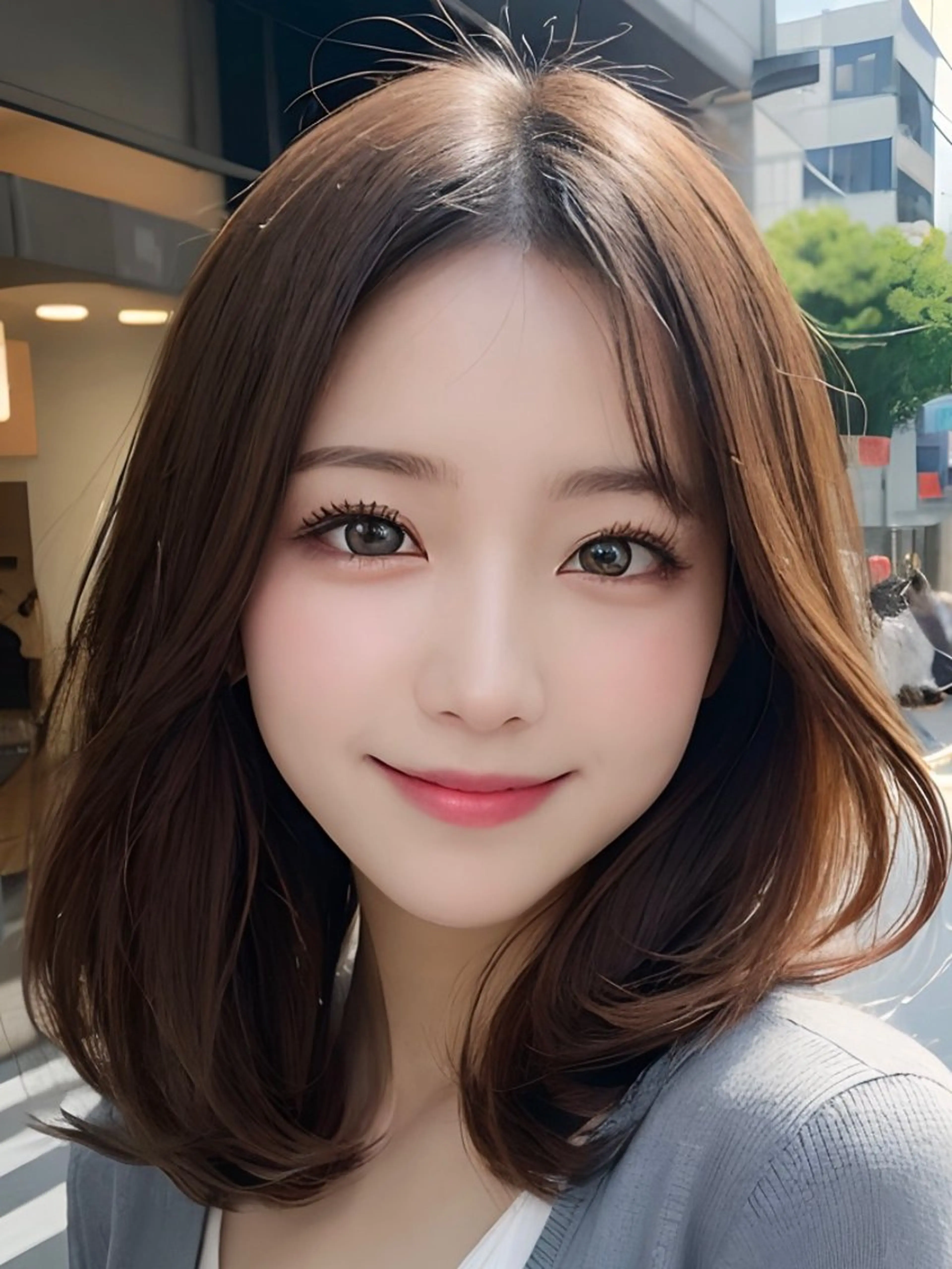ミディアム カラー パーマ ヘアアレンジ メンズ メンズ韓国風 韓国風ヘア レイヤーカット 韓国ヘア×顔まわり 🇰🇷和知拓郎のヘアスタイル