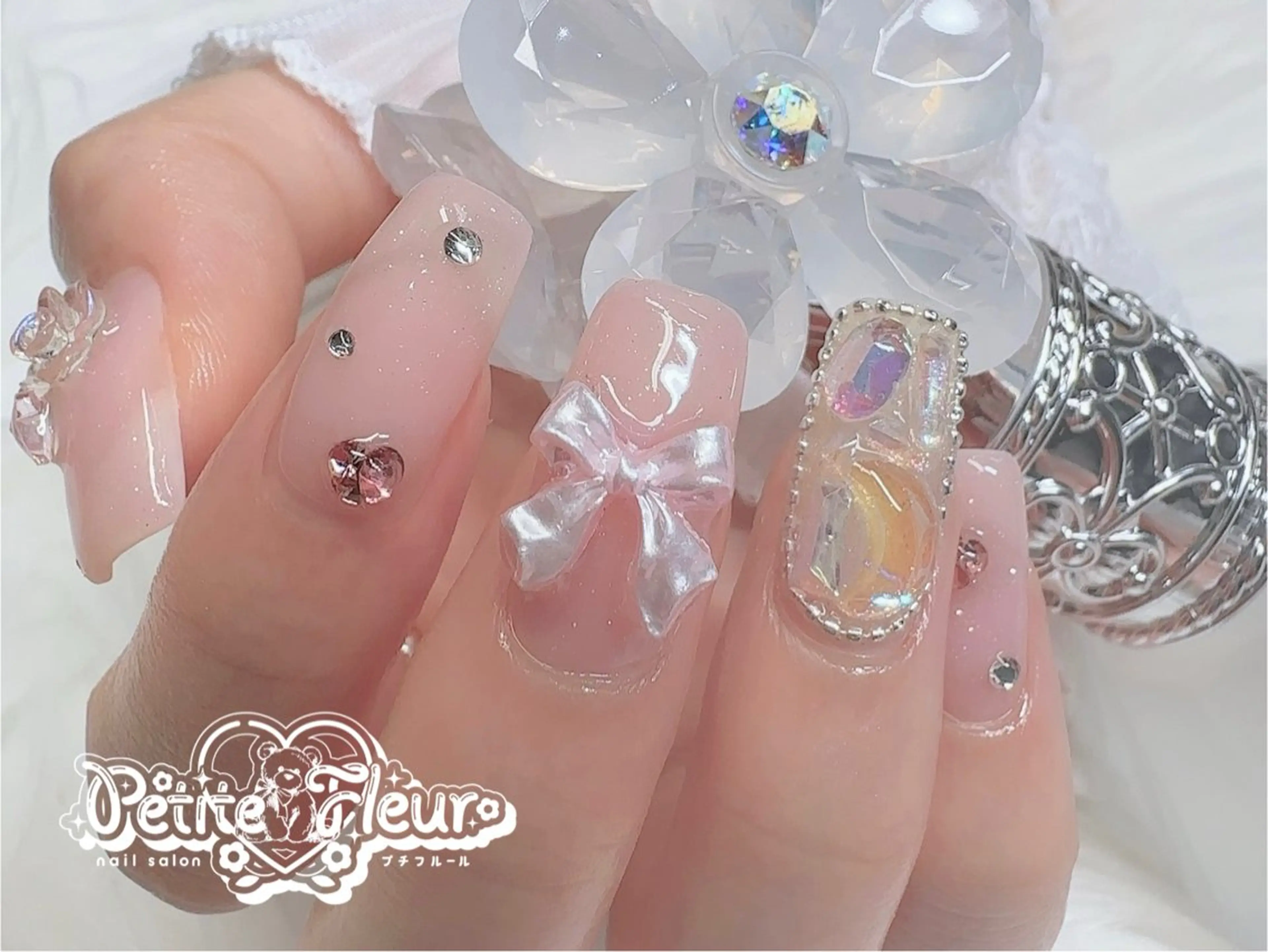 ネイル ハンドネイル ❁⃘*。Petite fleur❁⃘*りさのネイルデザイン