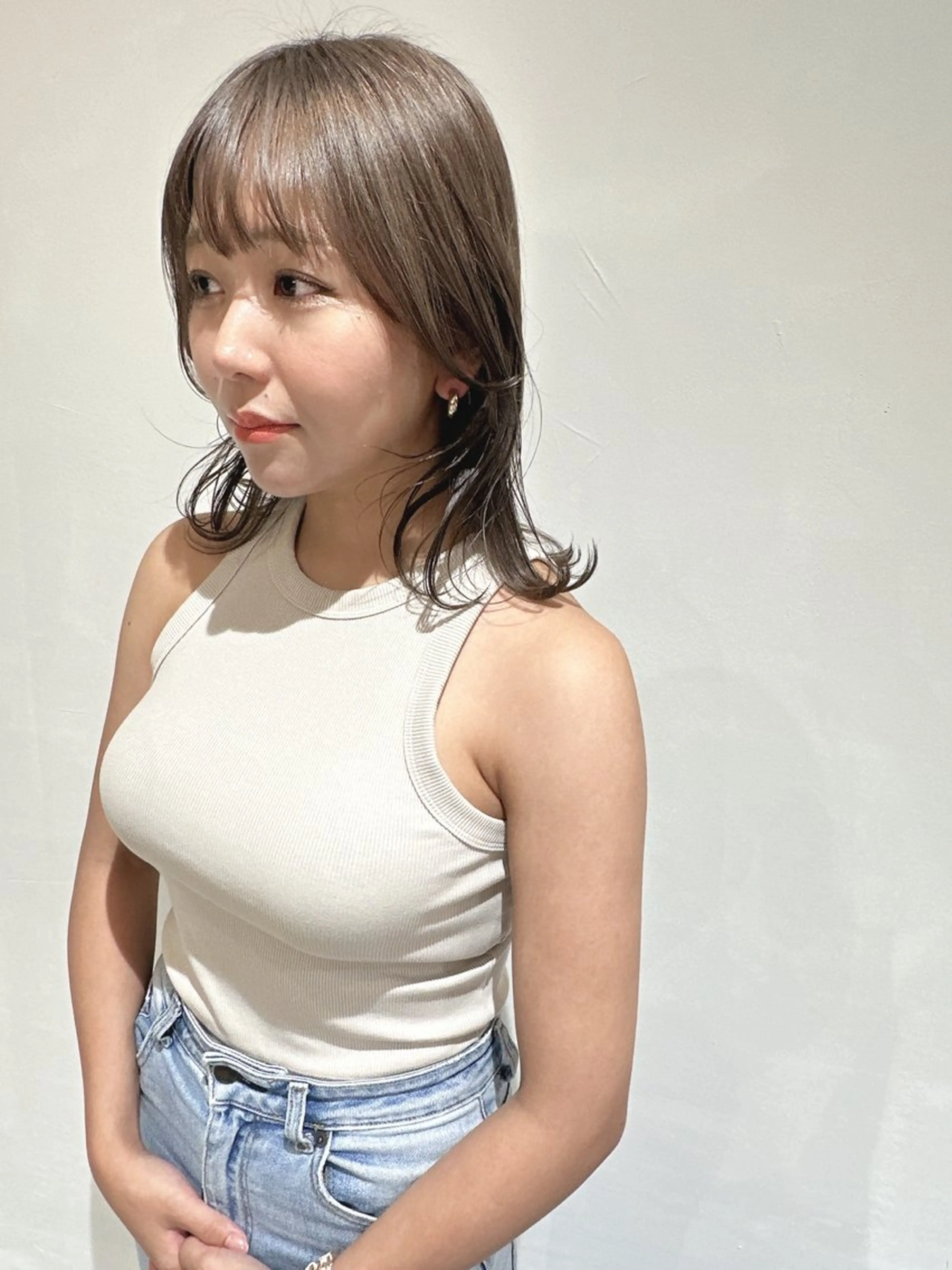 ミディアム カラー pole pole所属・坂本 美佳のヘアスタイル