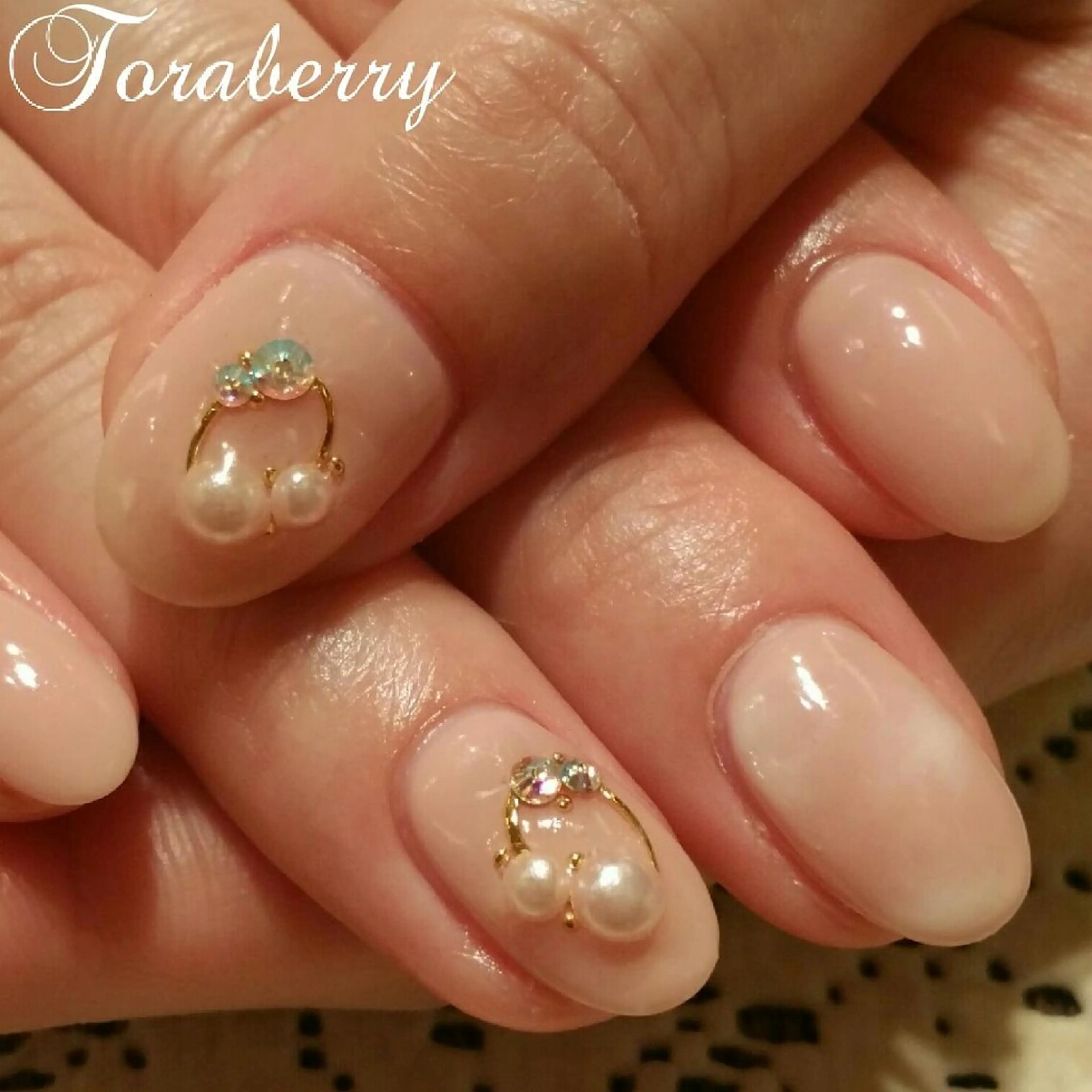 ネイル ピンク ピンクベージュ ハンドネイル ネイリスト なつみのネイルデザイン