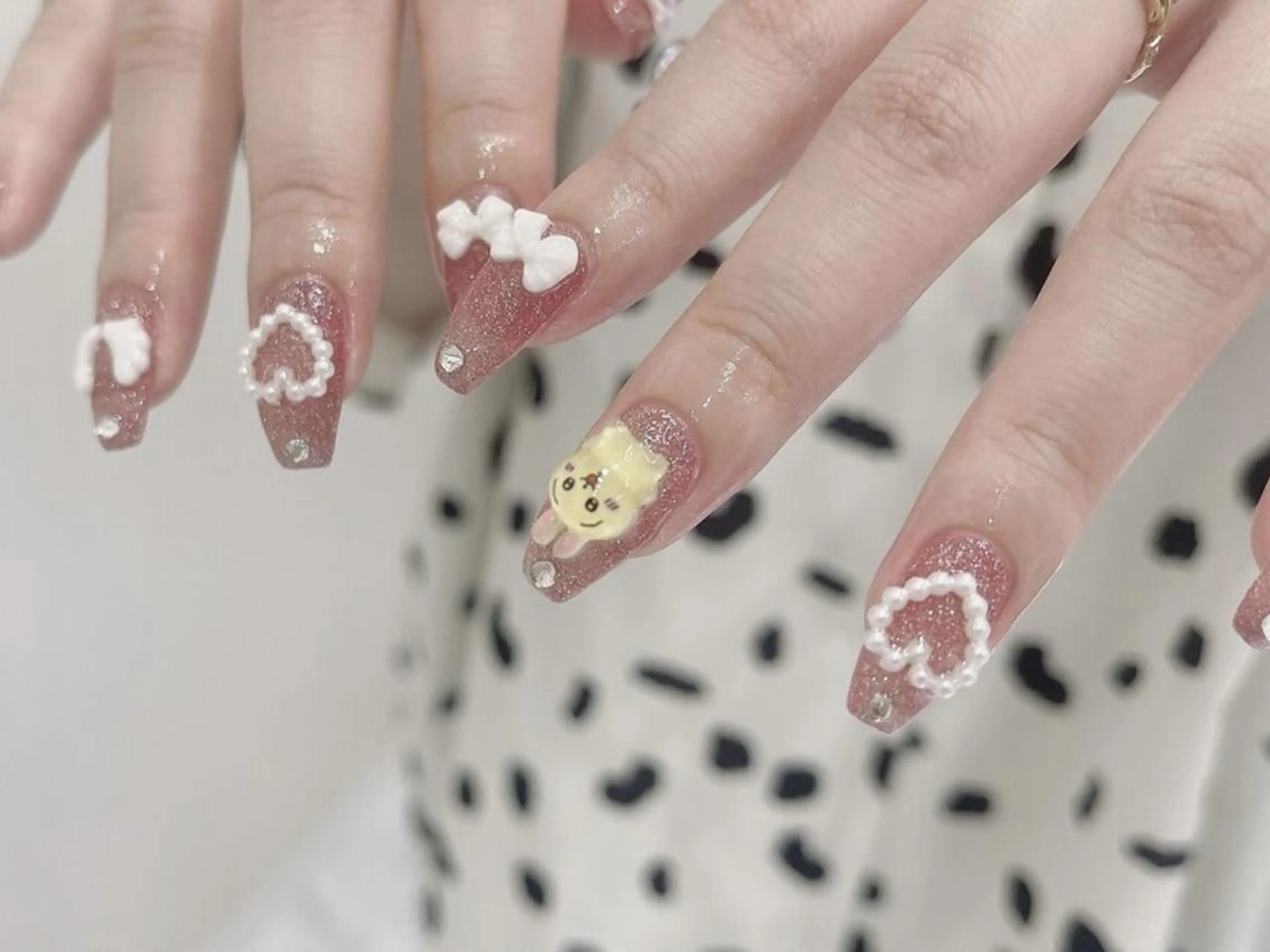 ネイル 🎀🎀 うさぎのネイルデザイン