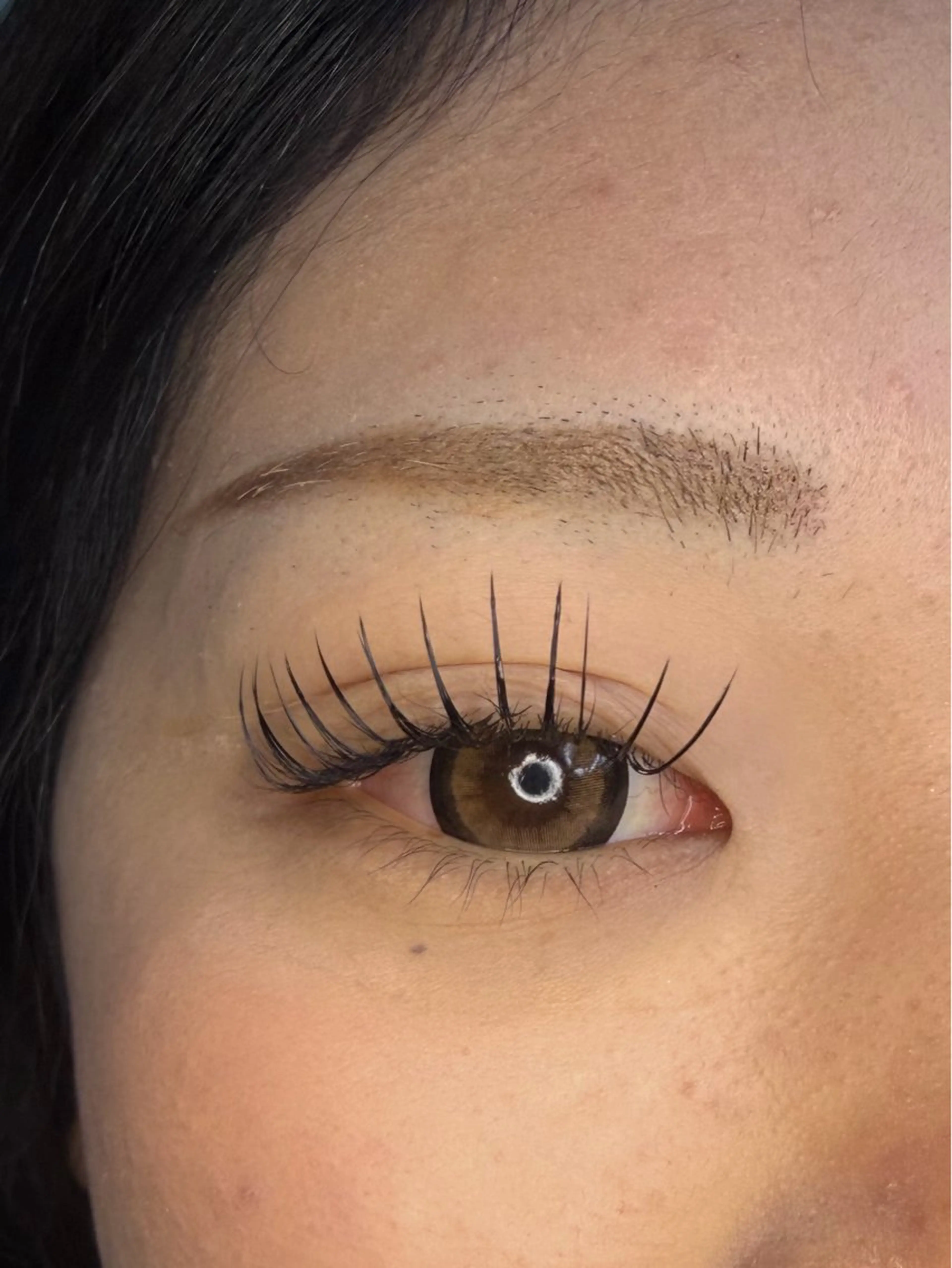マツエク・マツパ Lカール 下まつげエクステ マツエク mishu eyelash salon所属・赤井 真珠のマツエク・マツパデザイン