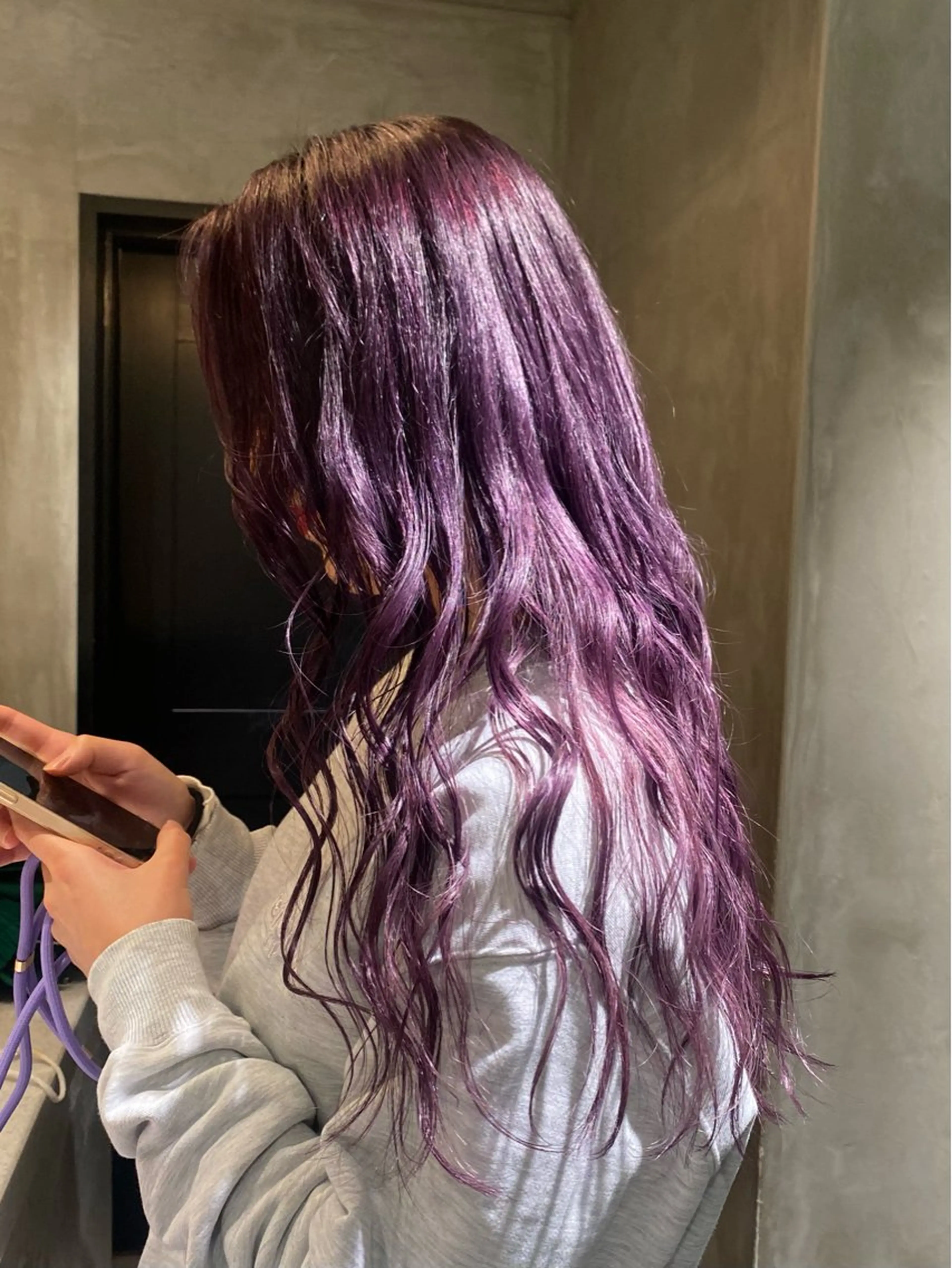 ロング カラー ヘアカラー トリートメント デザインカラー❤︎ イシイレイのヘアスタイル