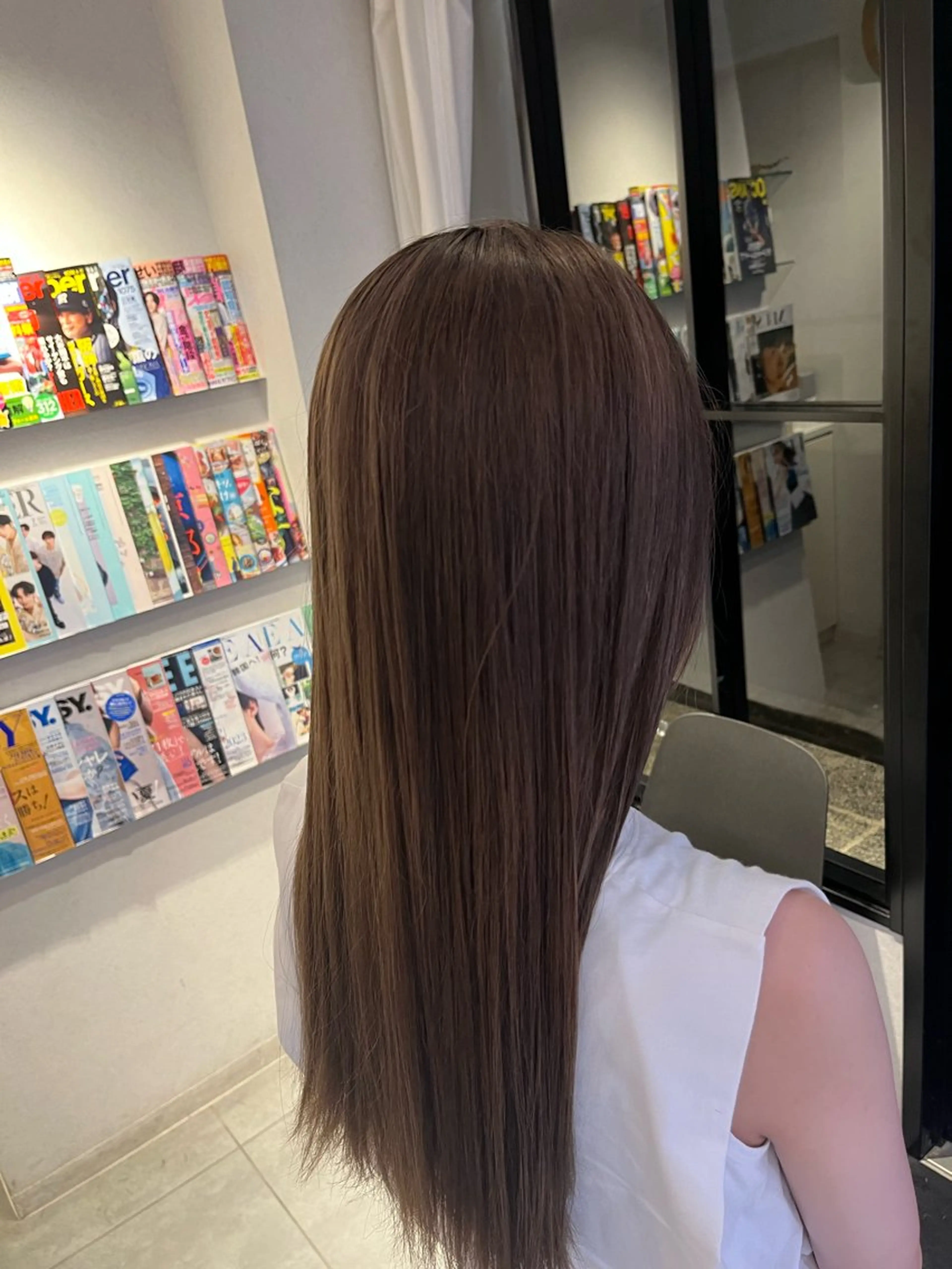 ロング カット ヘアカラー 森本峻介 ボブ/透明感カラーのヘアスタイル