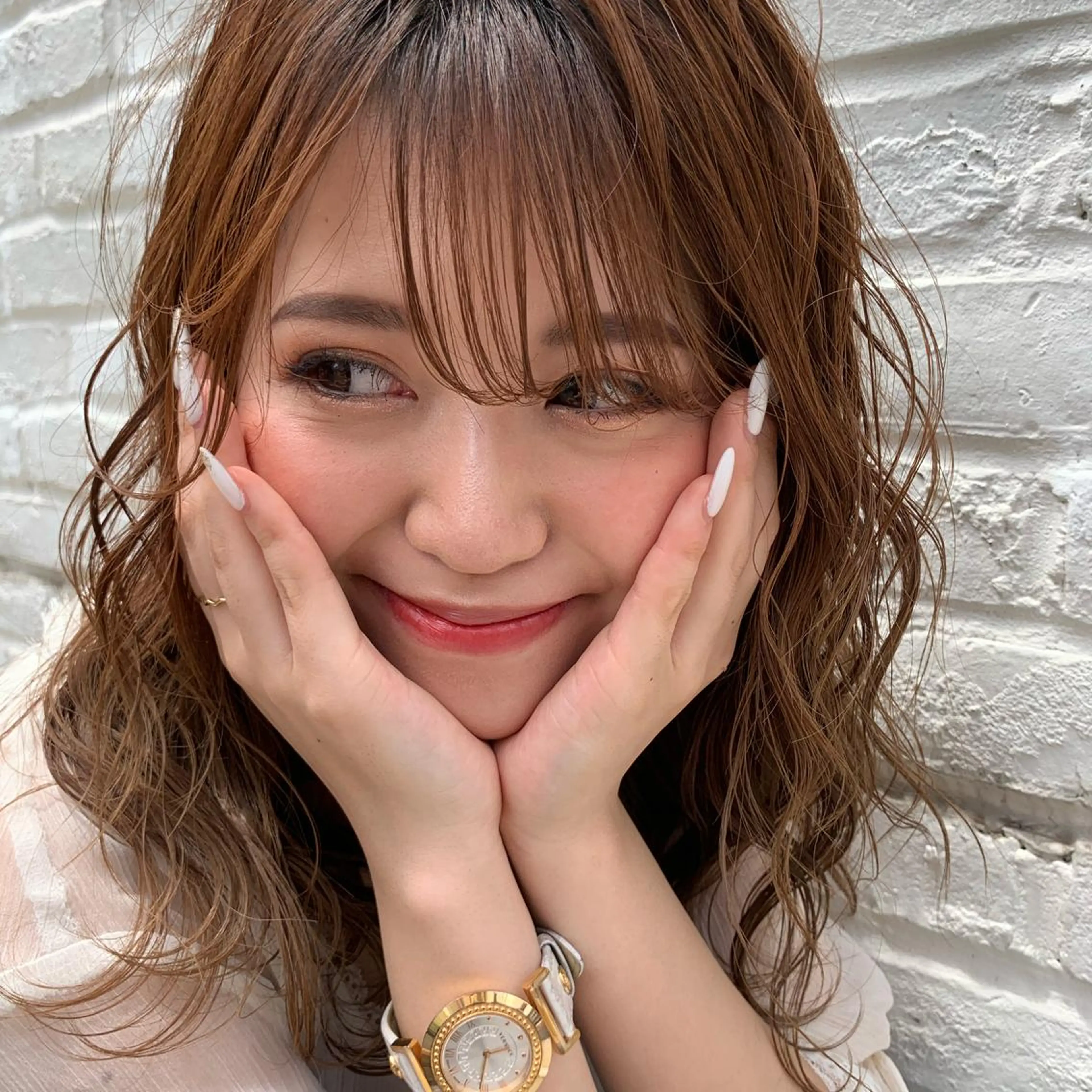 セミロング カラー 🪞上品で可愛い韓国 ヘア🪞Rikutoのヘアスタイル