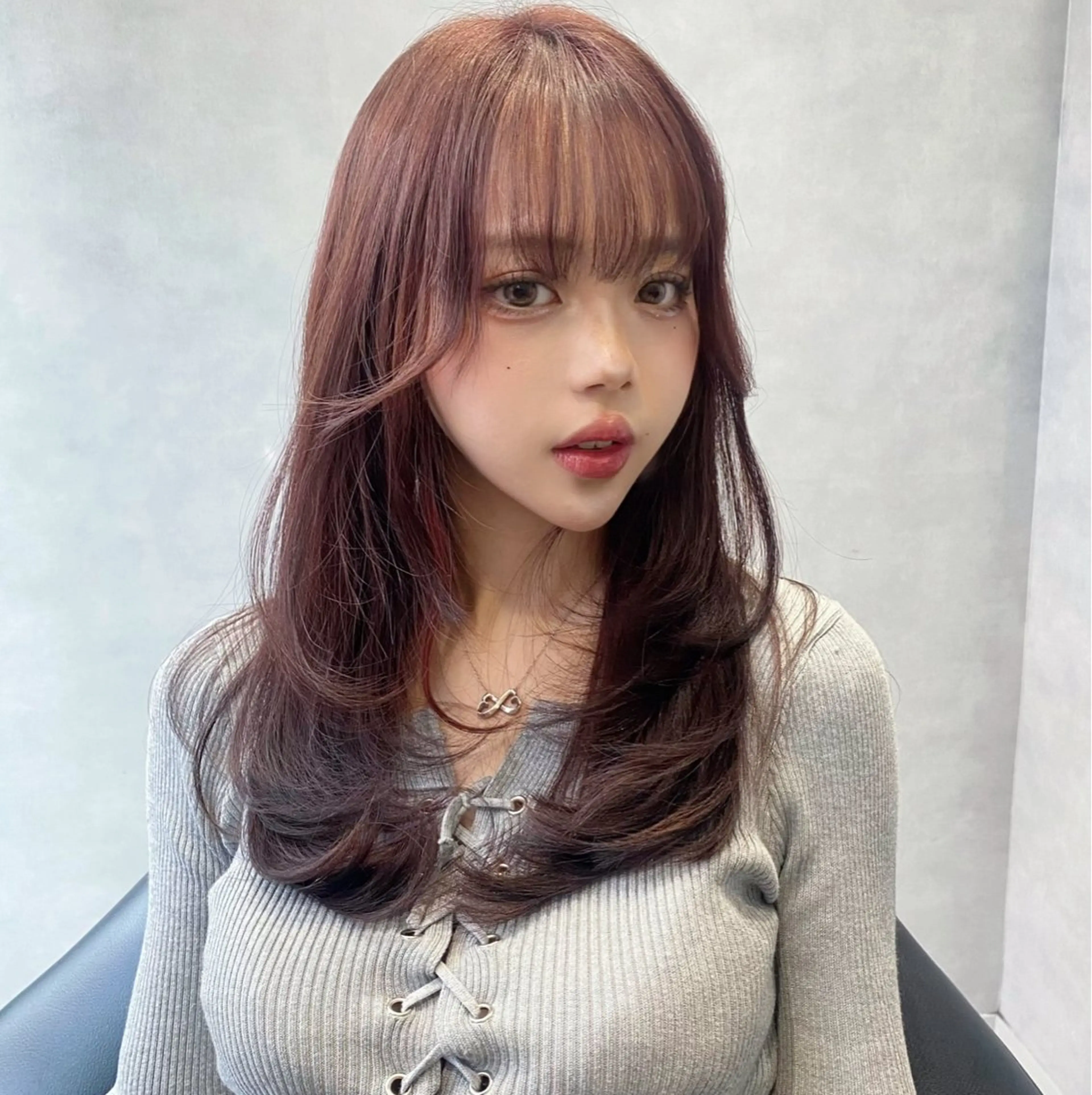 ミディアム ミディアムレイヤー レイヤーカット カット ヘアカラー トリートメント ヘアセット weg 難波所属・メンズカット✨ メンズパーマ聖陽のヘアスタイル