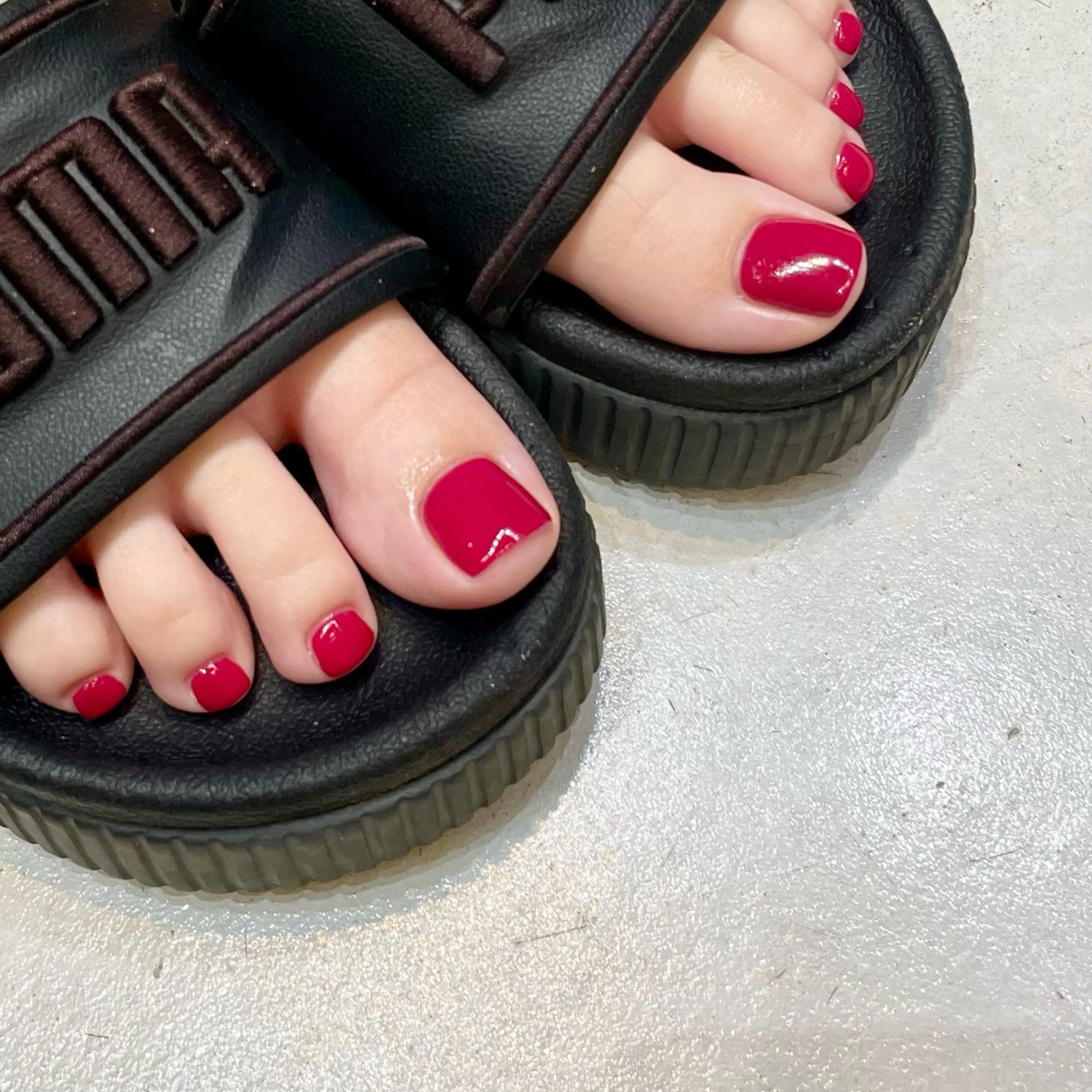 【フット👡】ワンカラー(オフなし❌) 🫧フットバス🛀‪ウォーターケア追加可+1650yenの写真