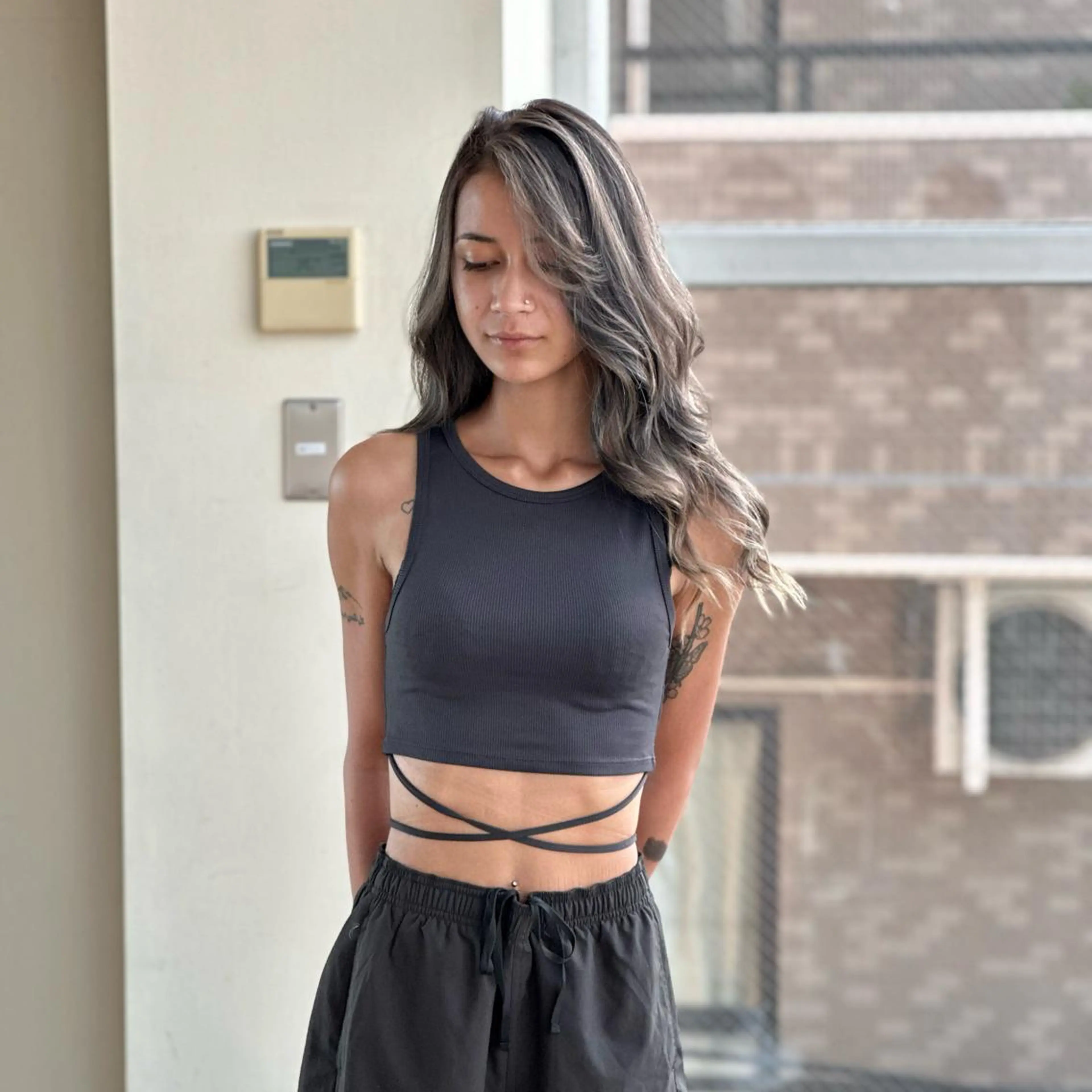 ロング 外国人風カラー レイヤーカット ヘアカラー トリートメント 美容室ジェミニ所属・小川 修平のヘアスタイル