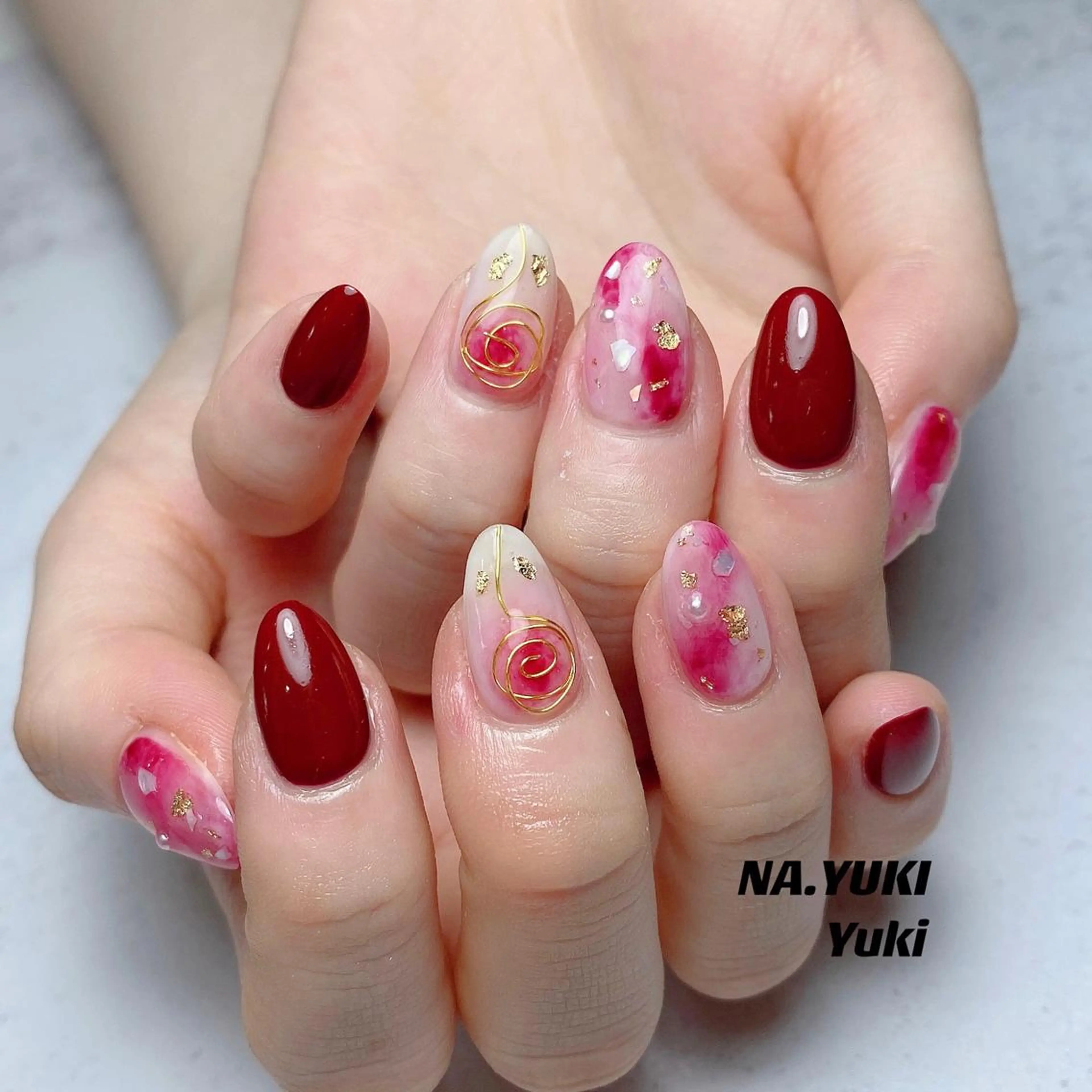 ネイル ハンドネイル ハンドケア ナユキNA.YUKI 池袋店のネイルデザイン