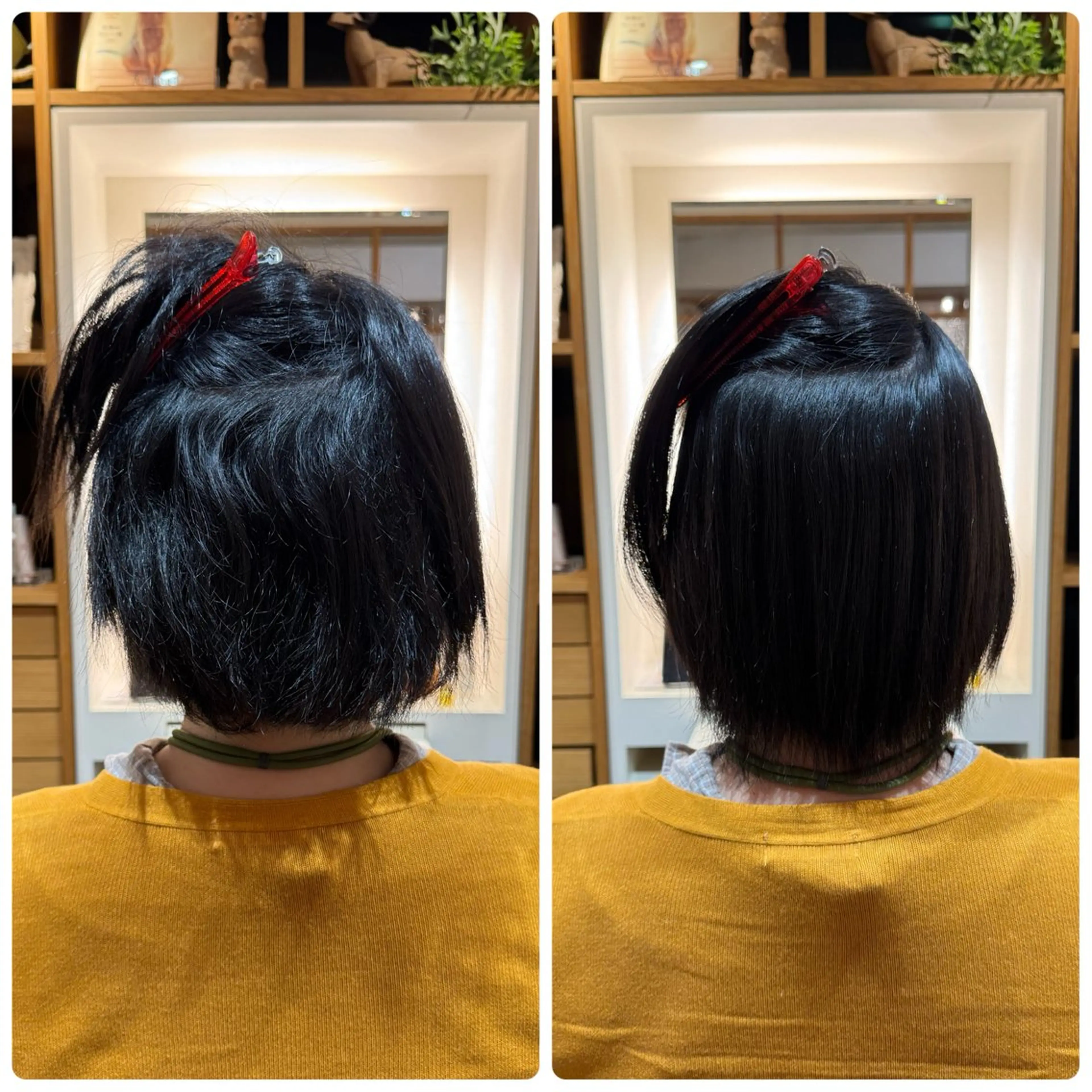 セミロング カット 縮毛矯正 トリートメント afloatkobe所属・美髪/髪質改善 川口凌弥のヘアスタイル