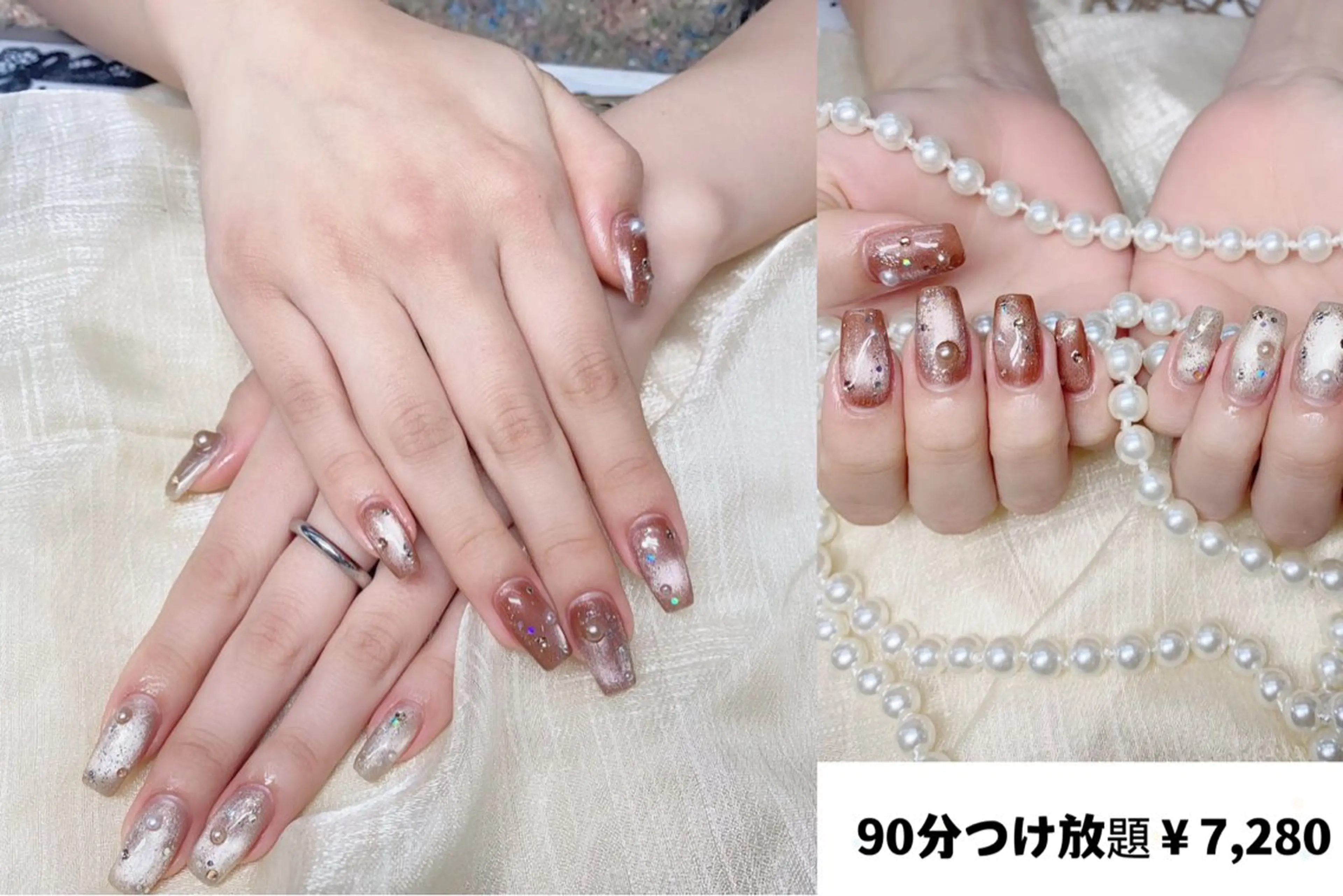 ネイル 日暮里💝m1♡ルル ネイルのネイルデザイン