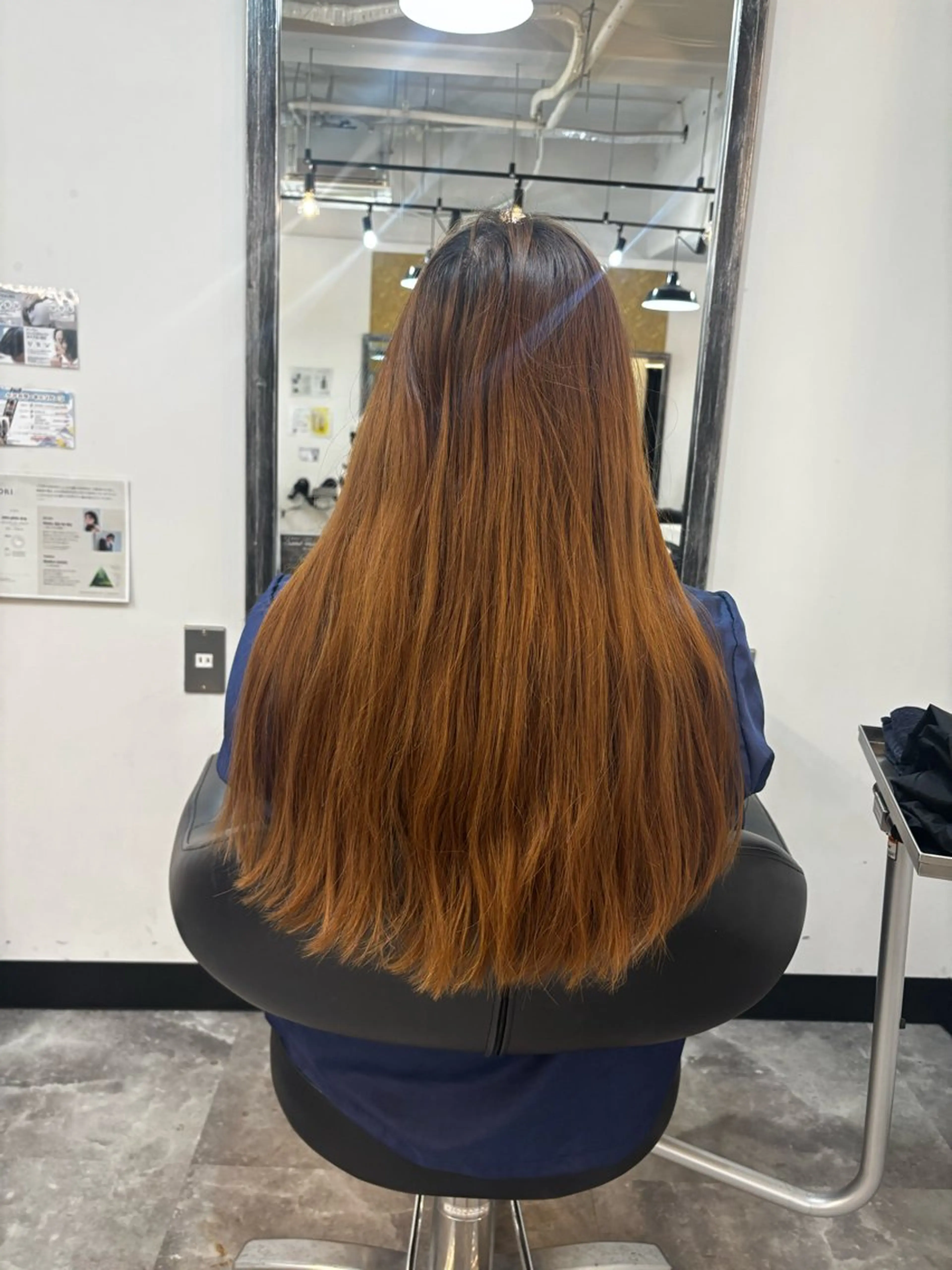 ロング カットモデル無料 🌙 松本のヘアスタイル