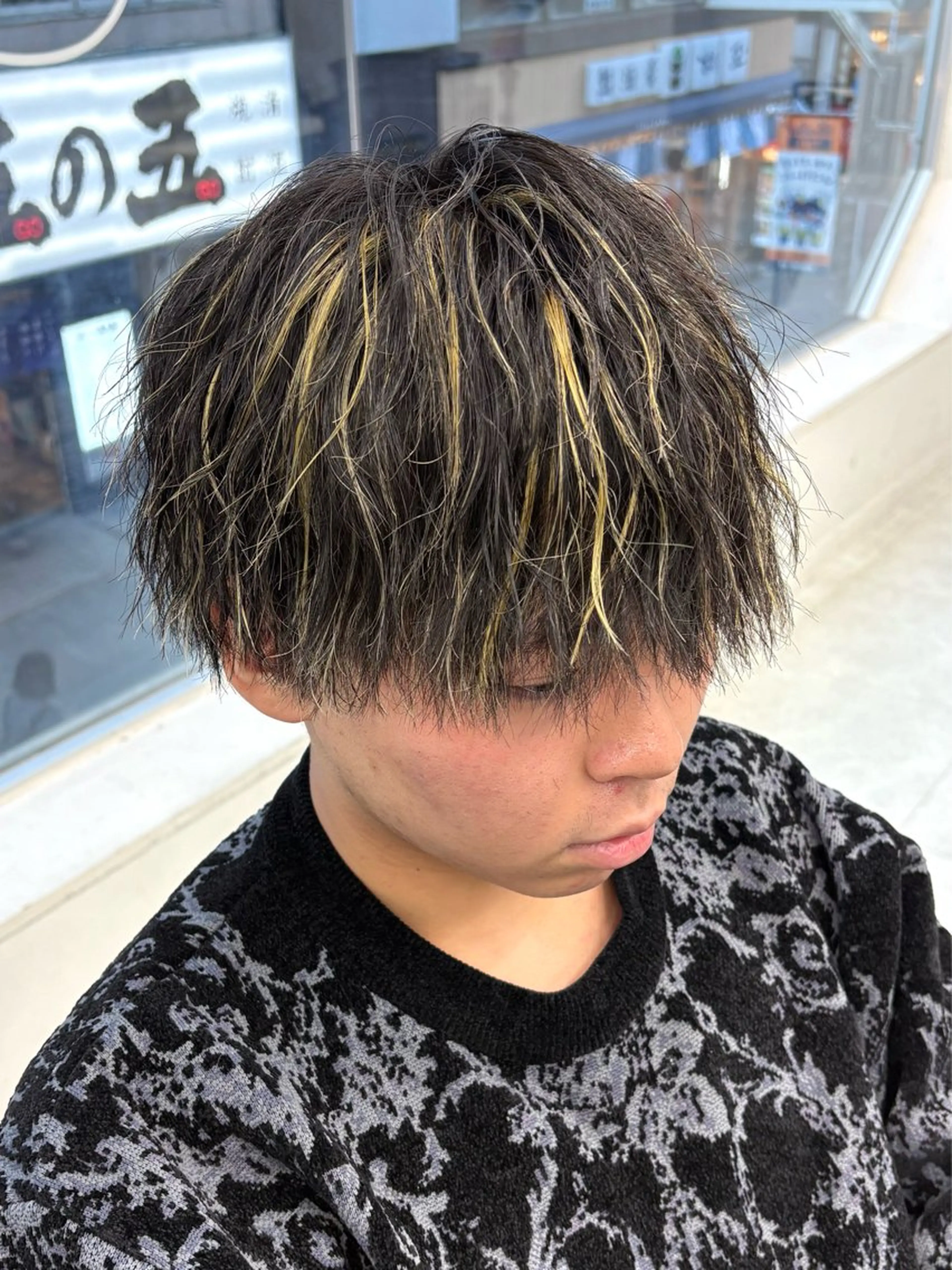 カラー パーマ メンズ カット ヘアカラー パーマ ブリーチ/パーマ特化 / Miyuki🎨のヘアスタイル