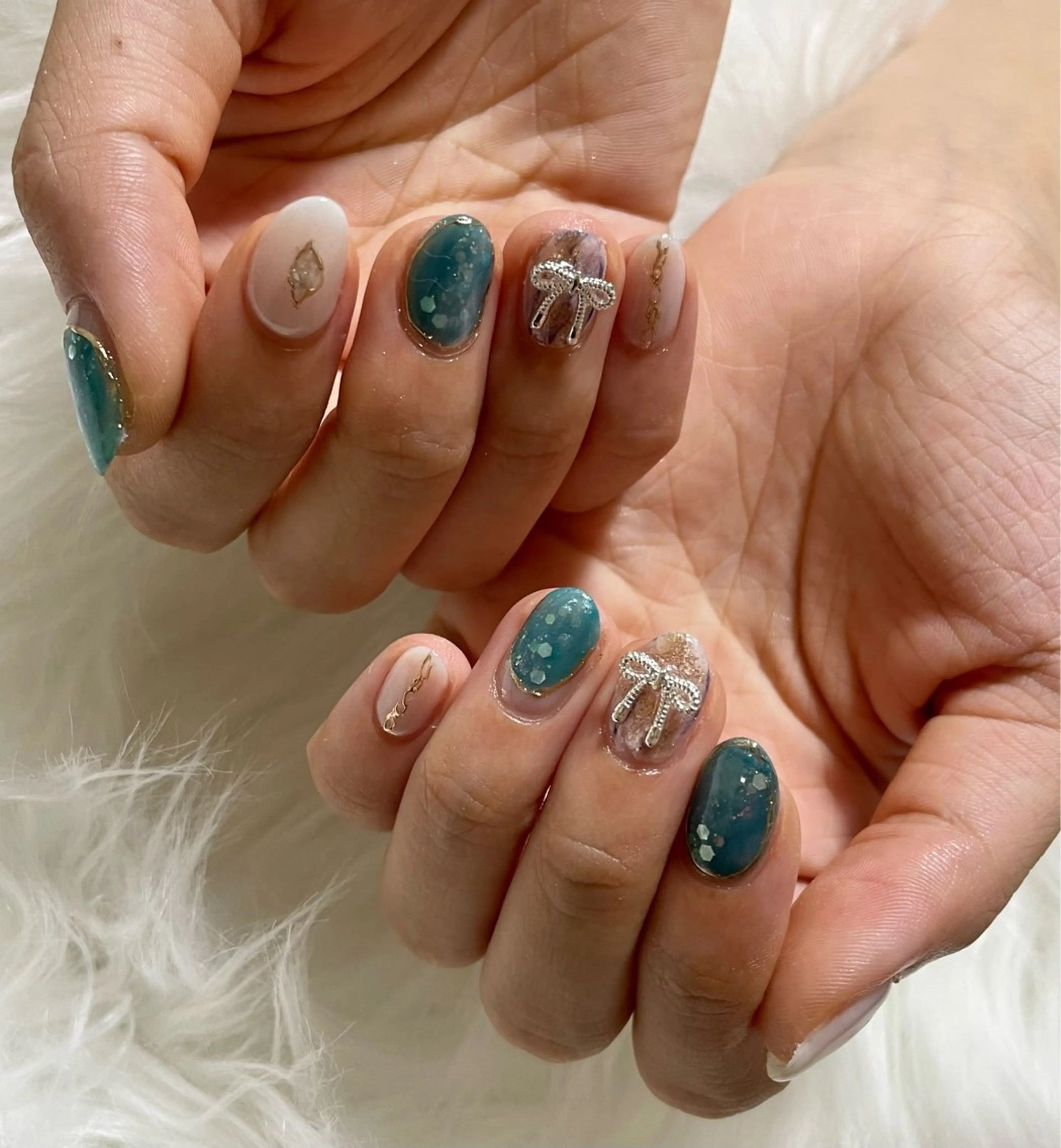 ネイル ハンドネイル nail salon HIRUKANAのネイルデザイン