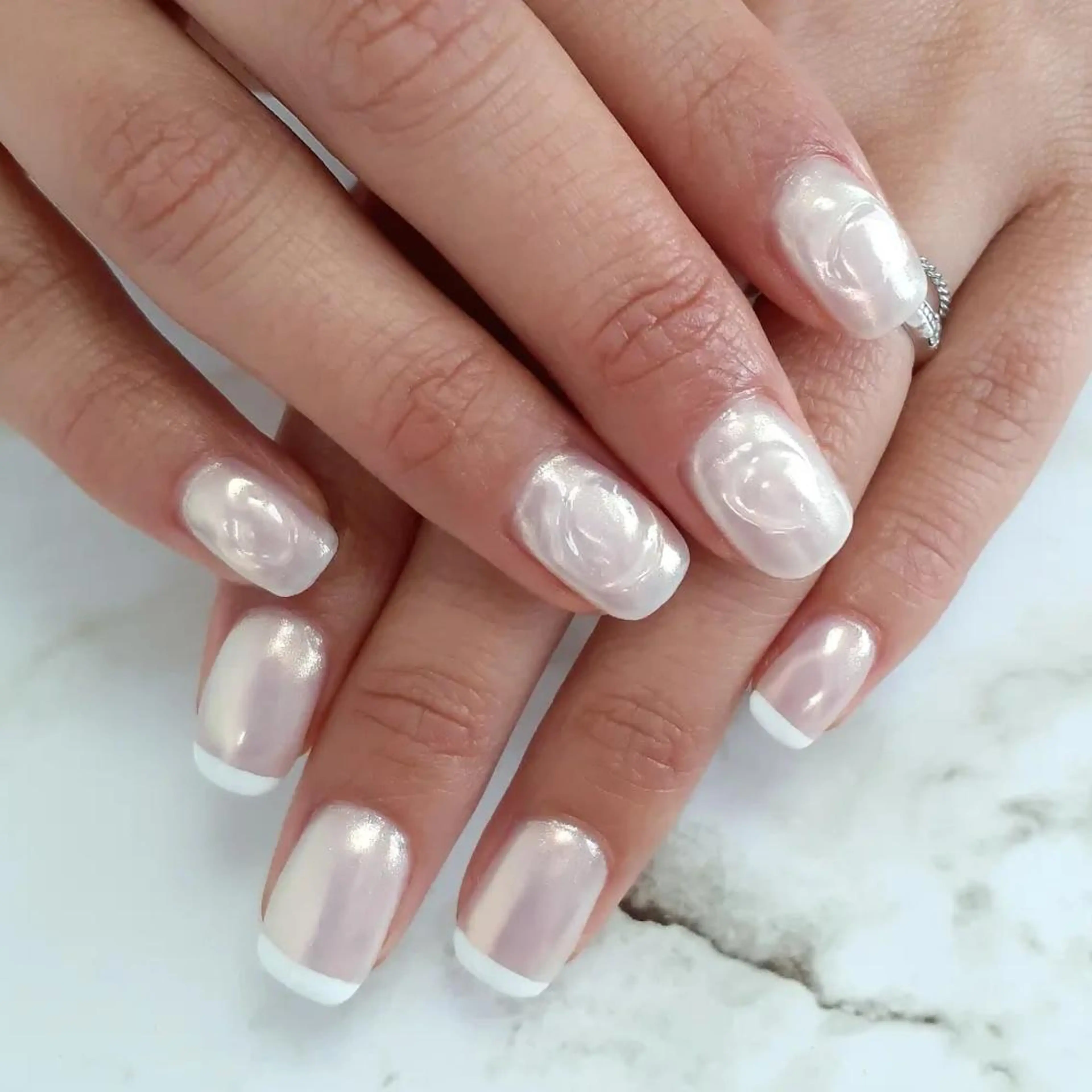 ネイル フレンチネイル シンプルネイル ハンドネイル 池元 真由美のネイルデザイン