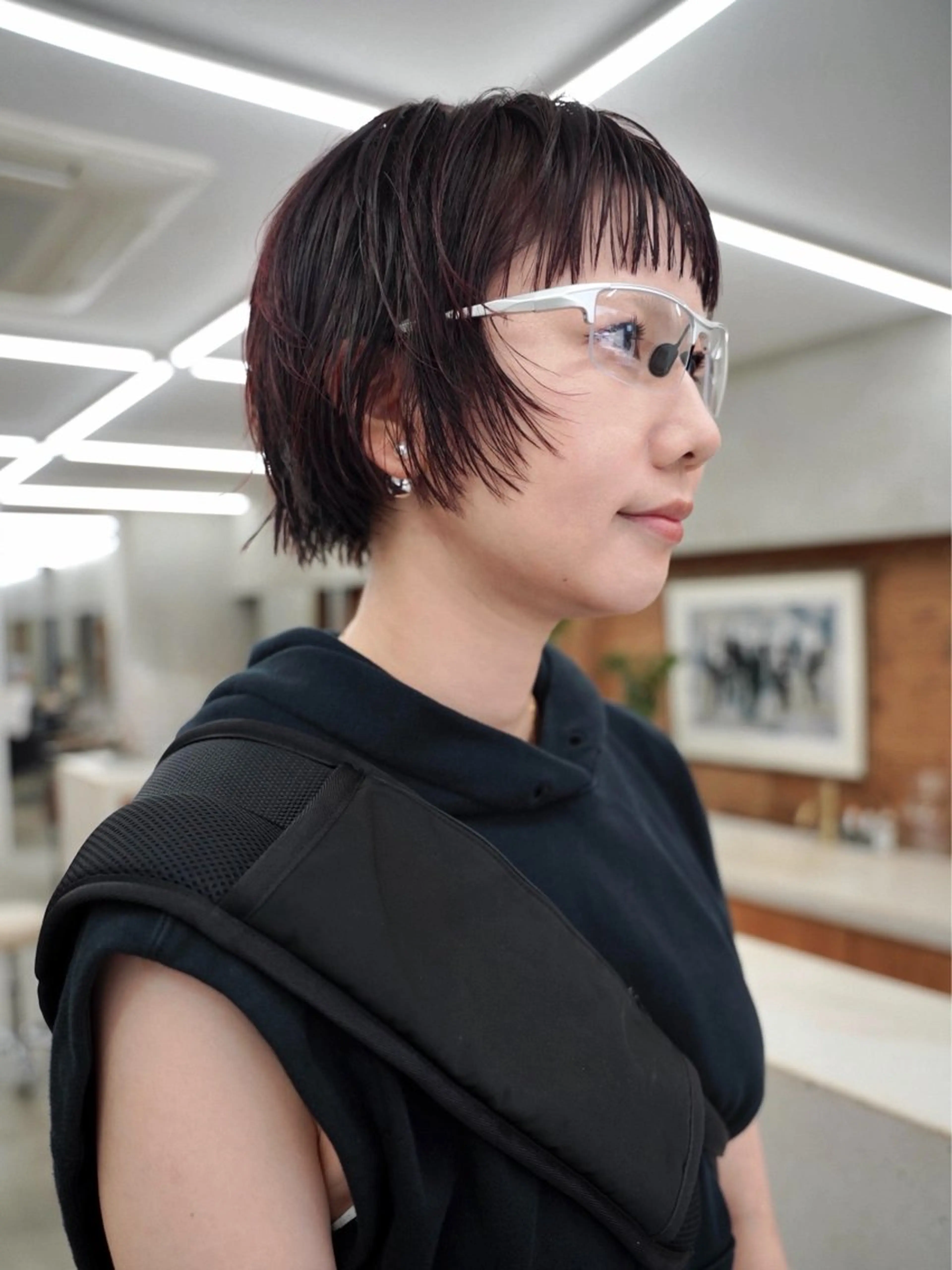 ショート カラー オン眉 ショートヘア カット 似合わせデザイン ブリーチKaitoのヘアスタイル