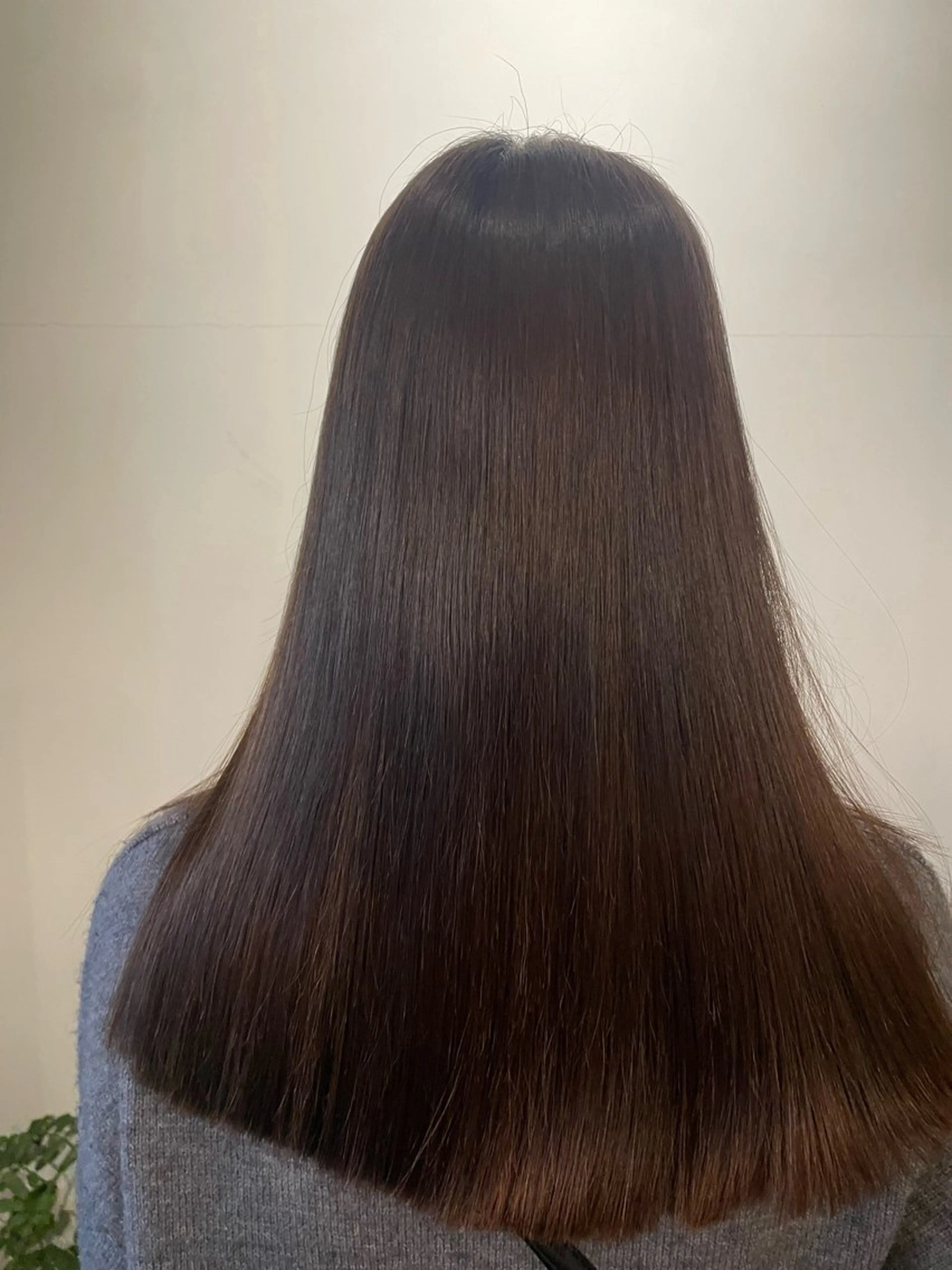 ロング 縮毛矯正 縮毛矯正 ウシロダ メグミのヘアスタイル
