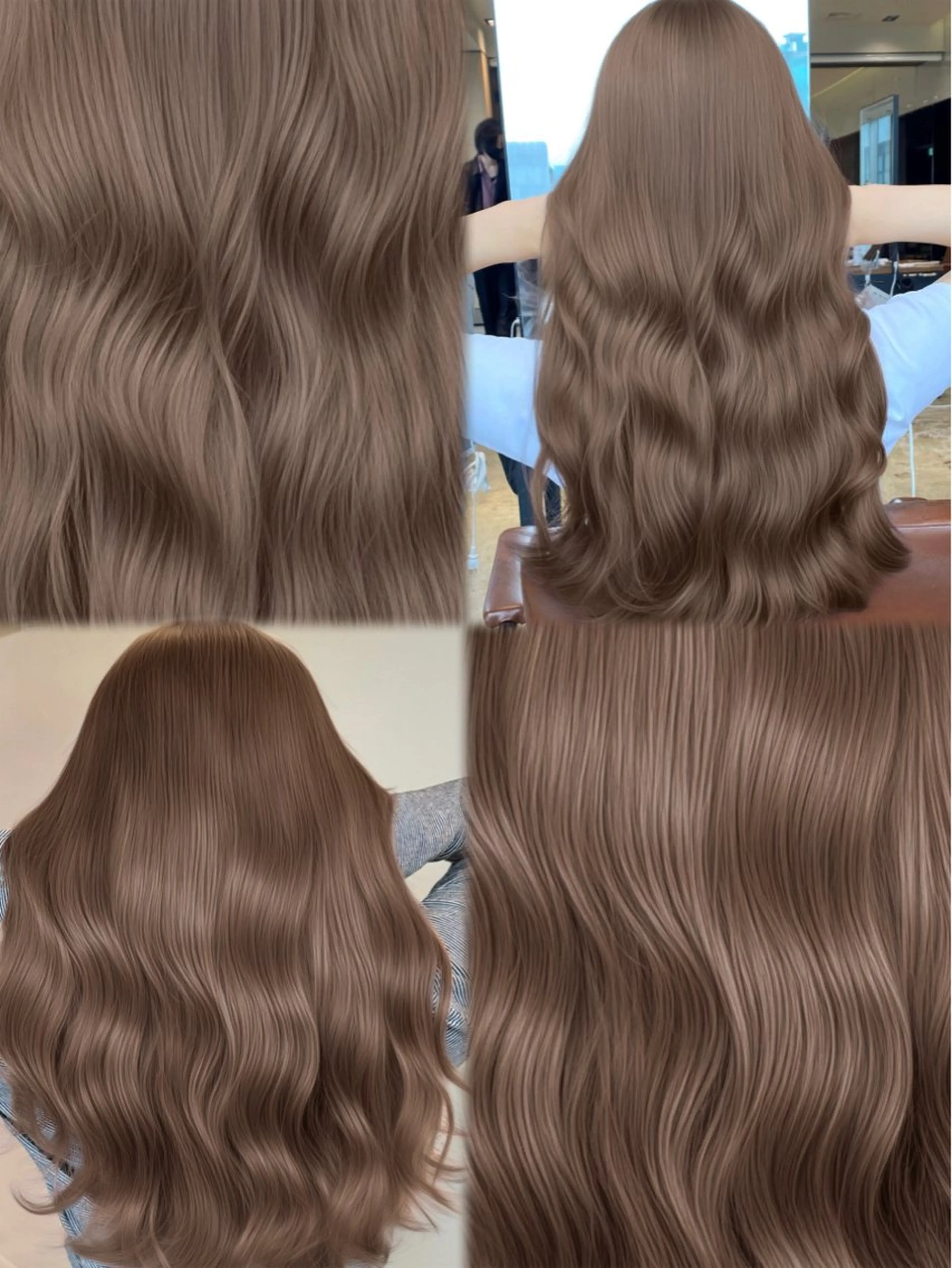 ロング カラー カット ヘアカラー 顔まわりの神様 藤嶋秀幸のヘアスタイル
