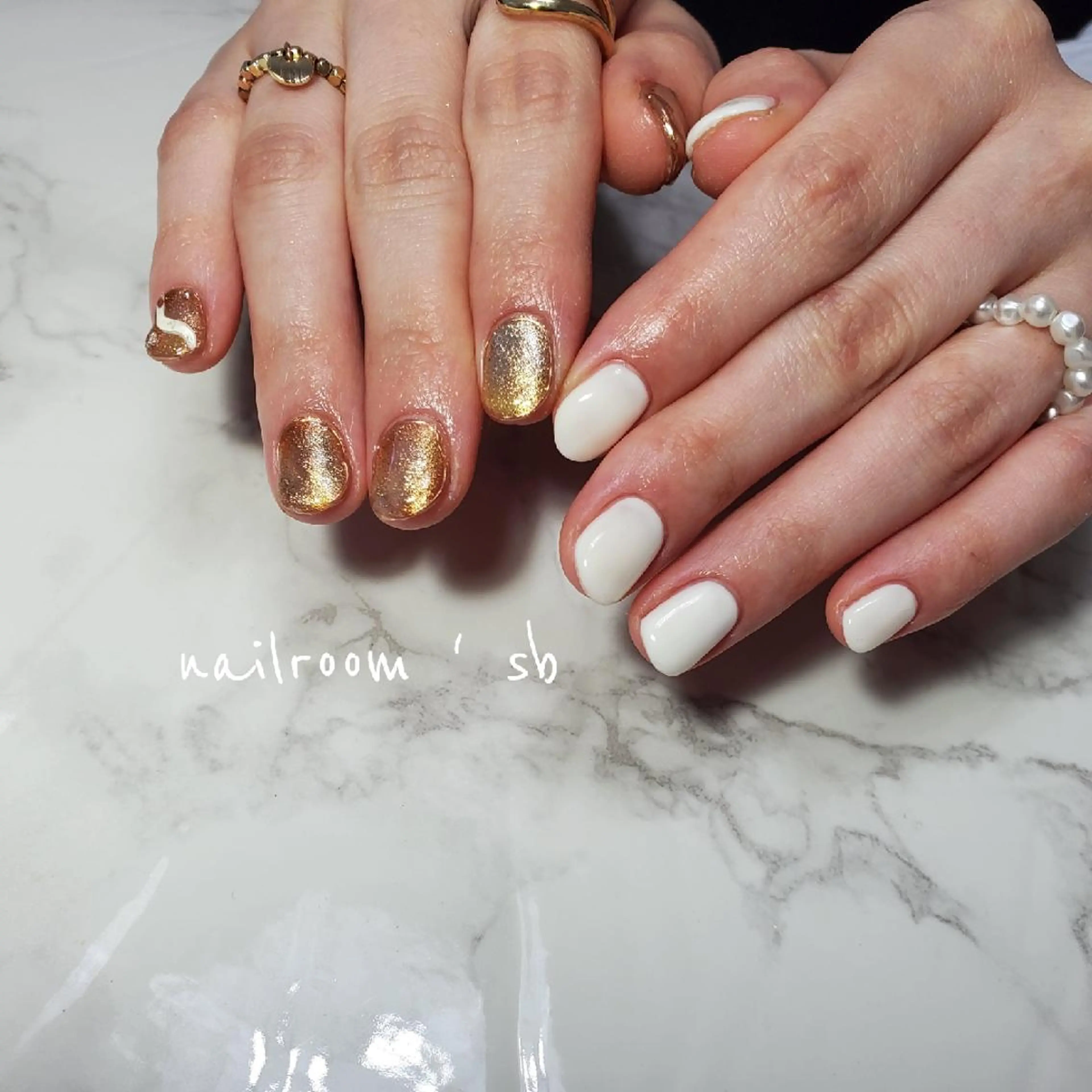 ネイル ハンドネイル nailroom‪ sb‪‪𓈒𓂂𓏸のネイルデザイン