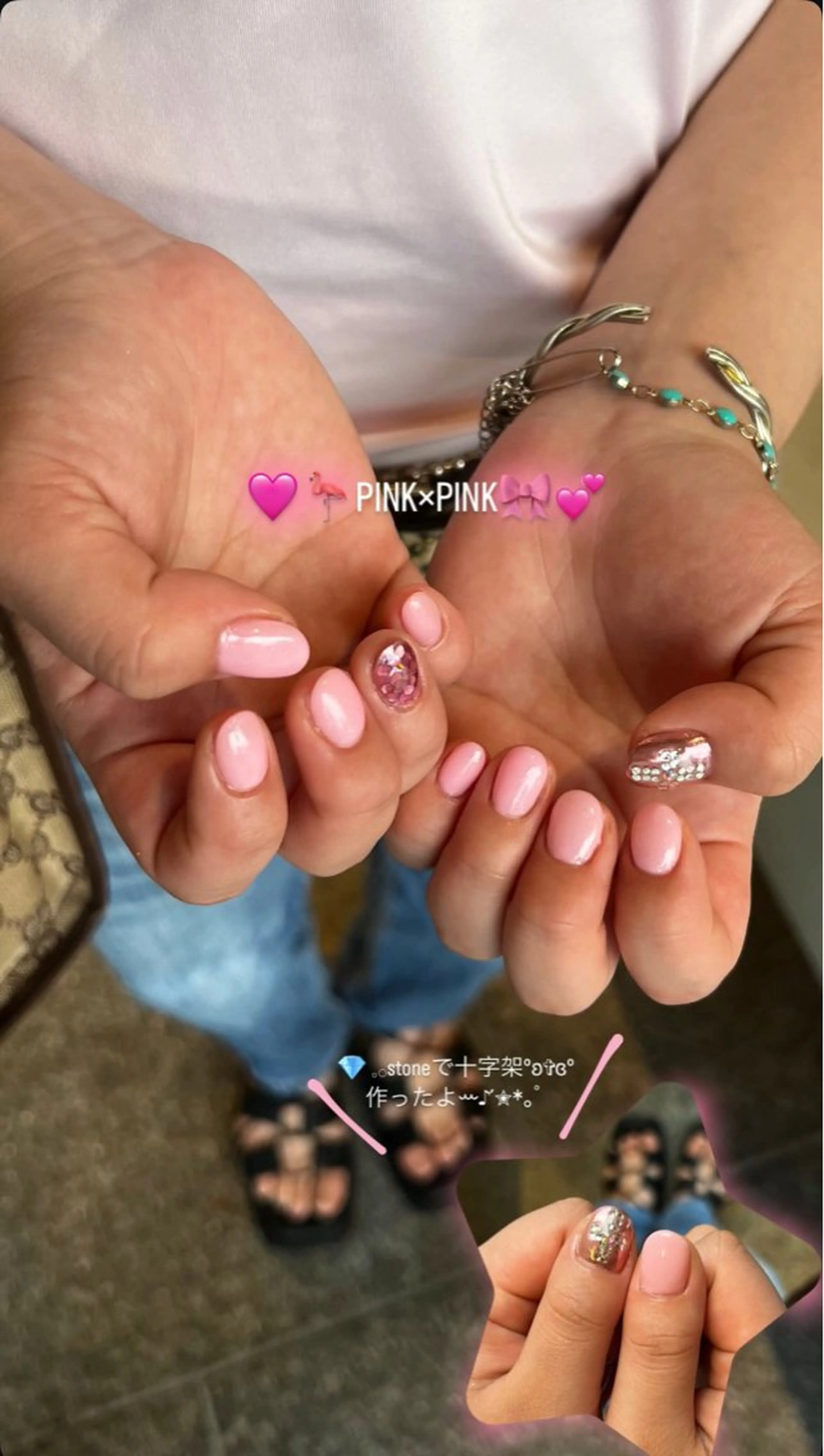 ネイル アートネイル 持ち込み ウエチ ノリカ🐸のネイルデザイン