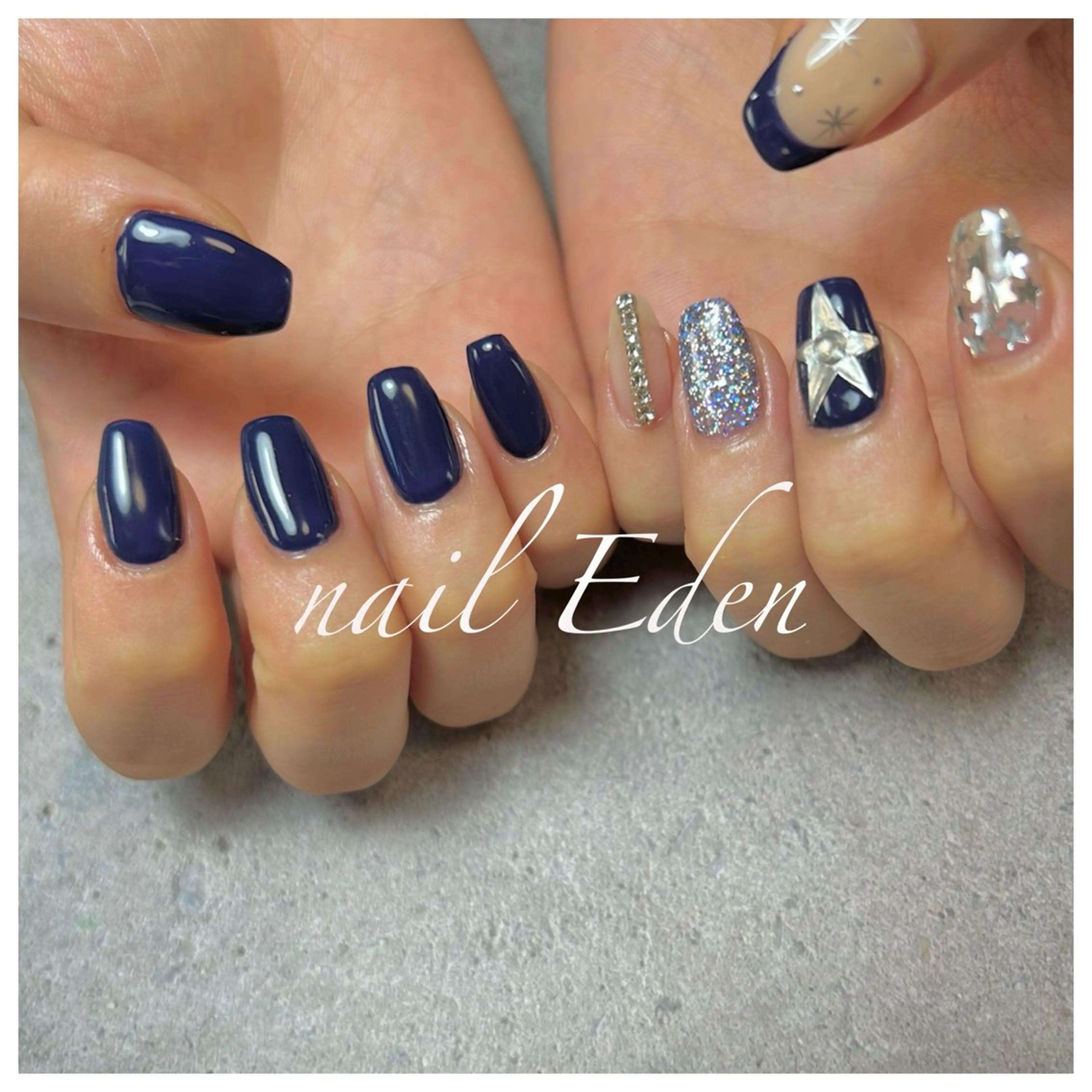 ネイル 持ち込み ハンドネイル ハンドケア Eden　private nail saron所属・Eden ♾️のネイルデザイン