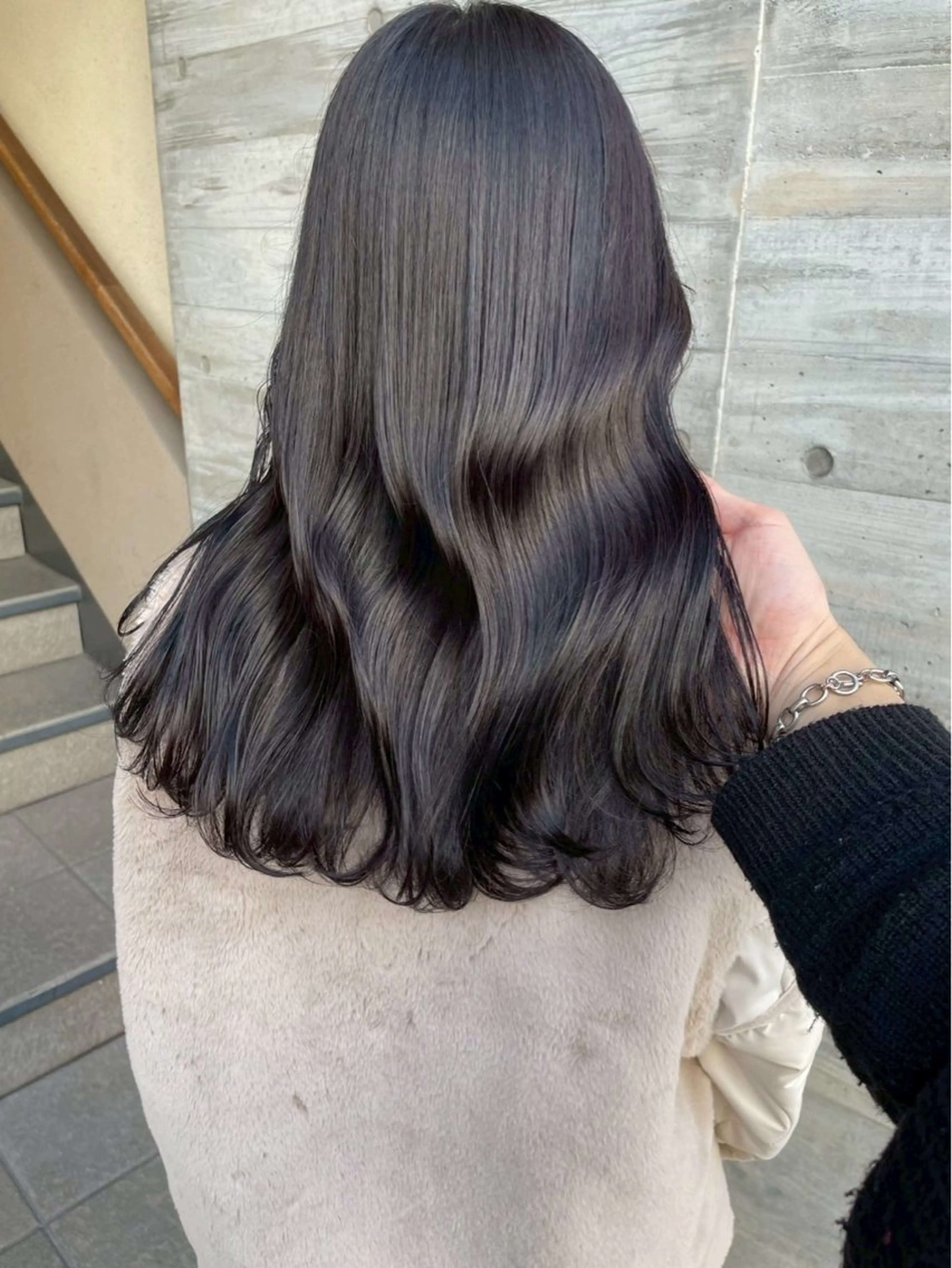 ロング カラー ヘアカラー トリートメント ParveMix🎀 稲垣詞葉のヘアスタイル