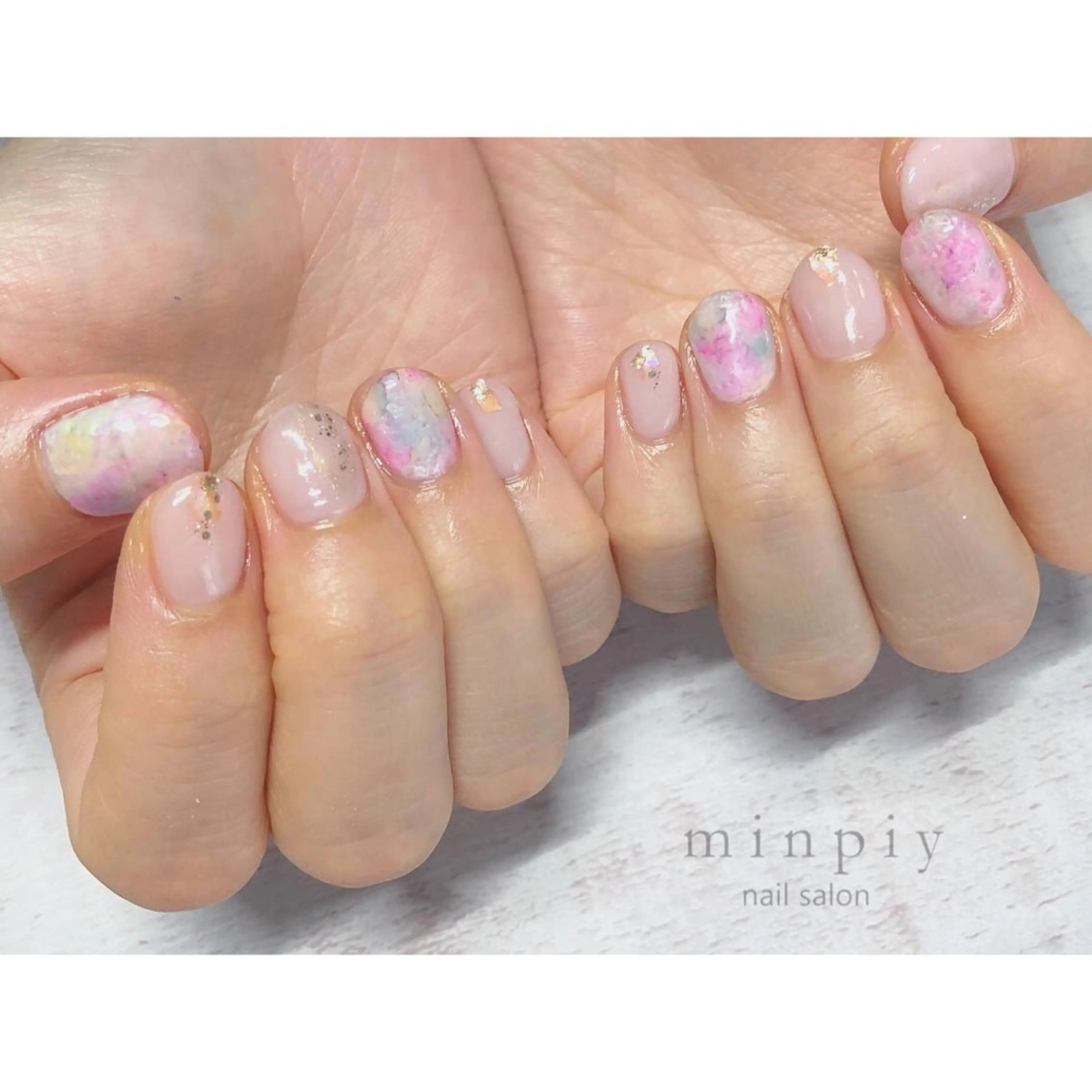 ネイル 𖡼 yumenoのネイルデザイン