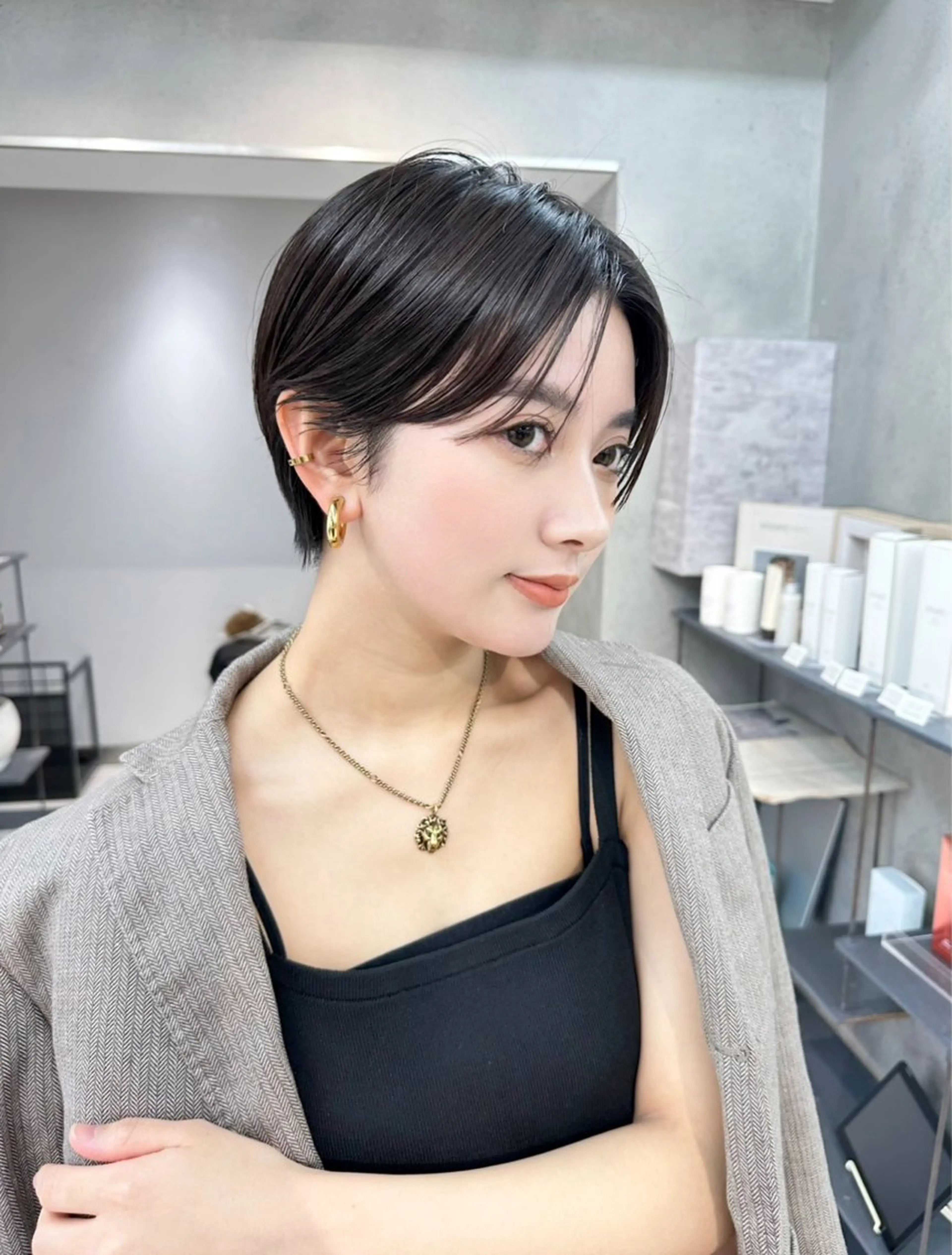 ショート ショートヘア ハイトーンカラー/ さらさのヘアスタイル