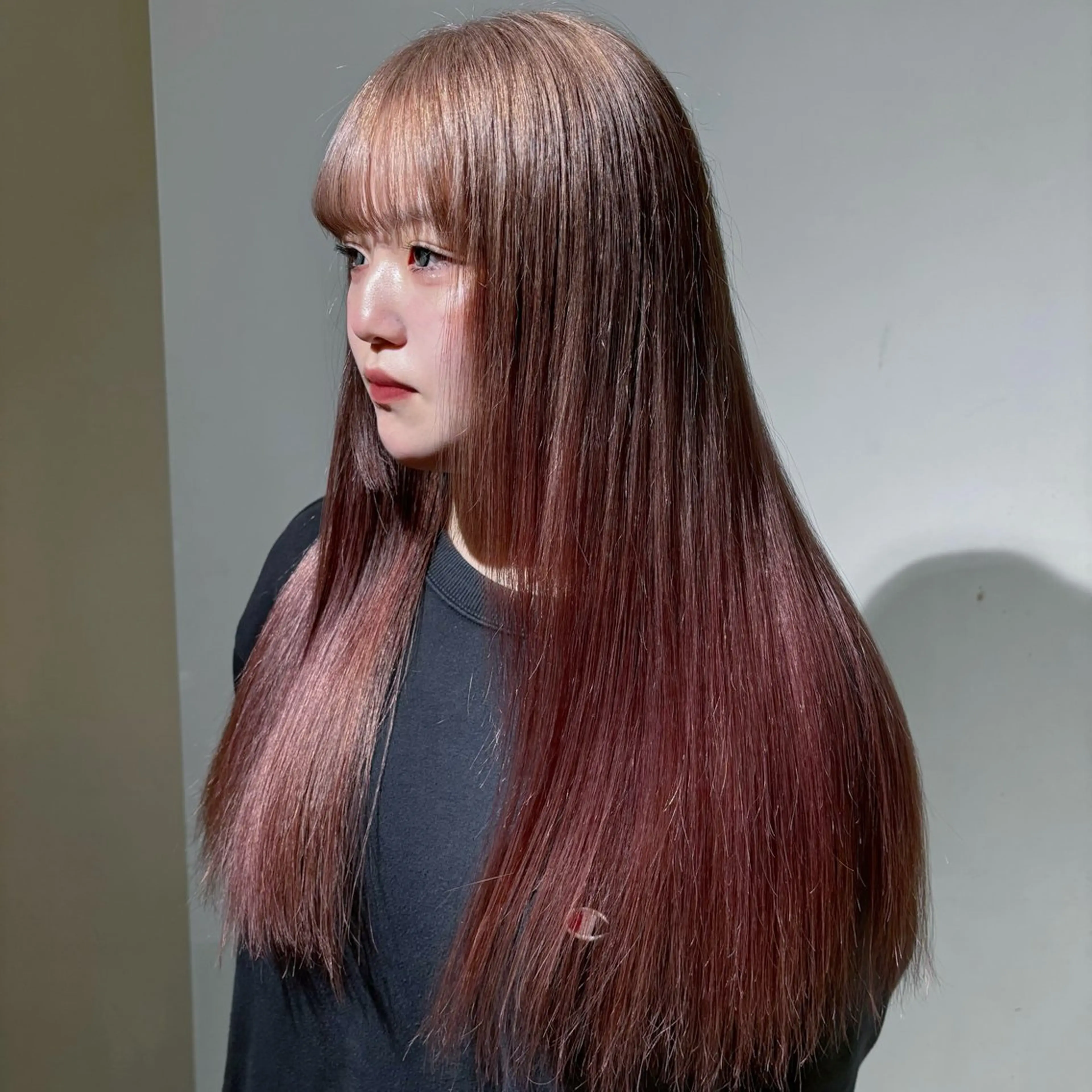 ロング カラー ヘアカラー トリートメント 💫miyu💫デザ インカラー/アレンジのヘアスタイル