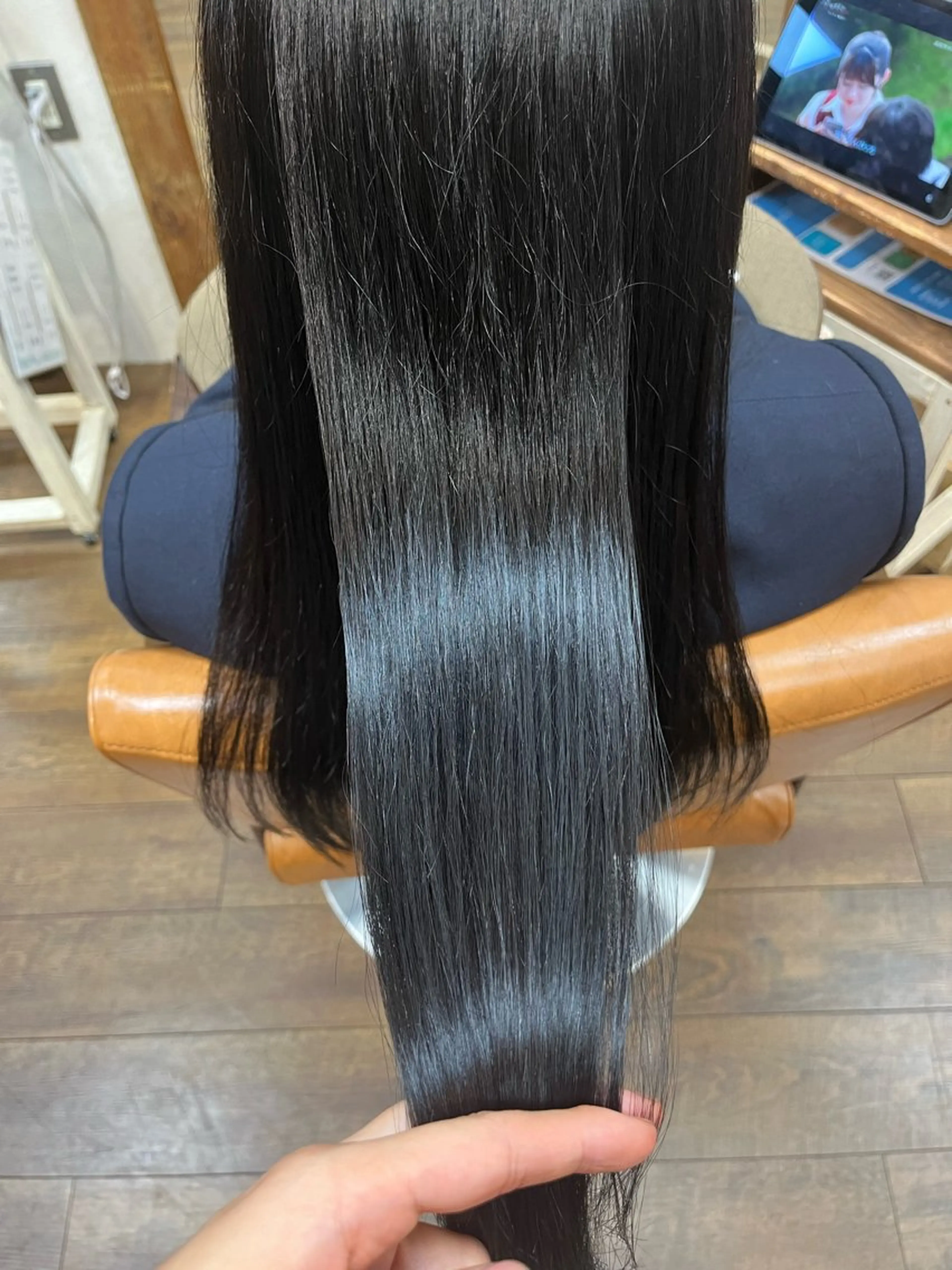 ロング カラー 木 村のヘアスタイル