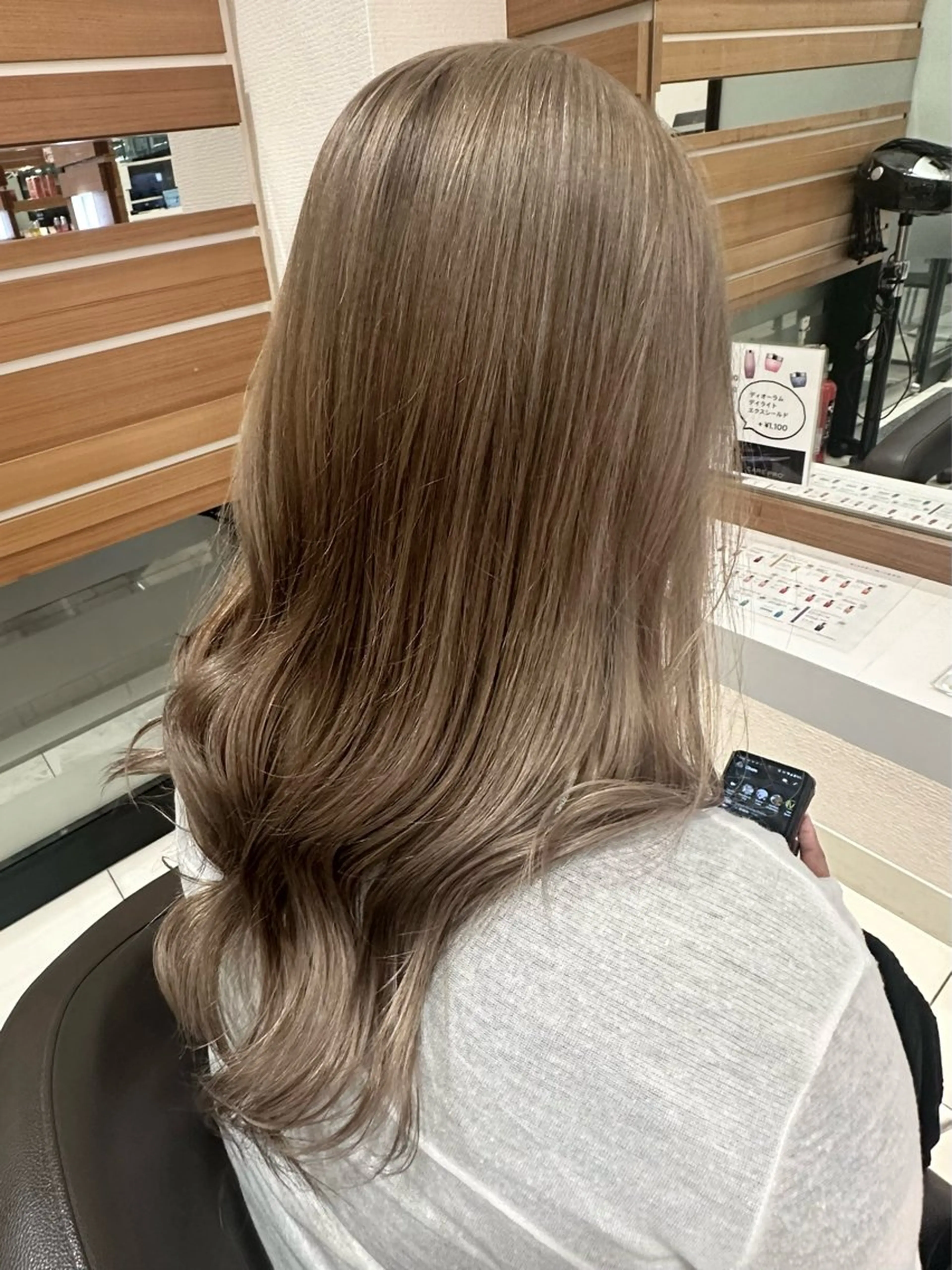 ロング Moka モデル募集のヘアスタイル