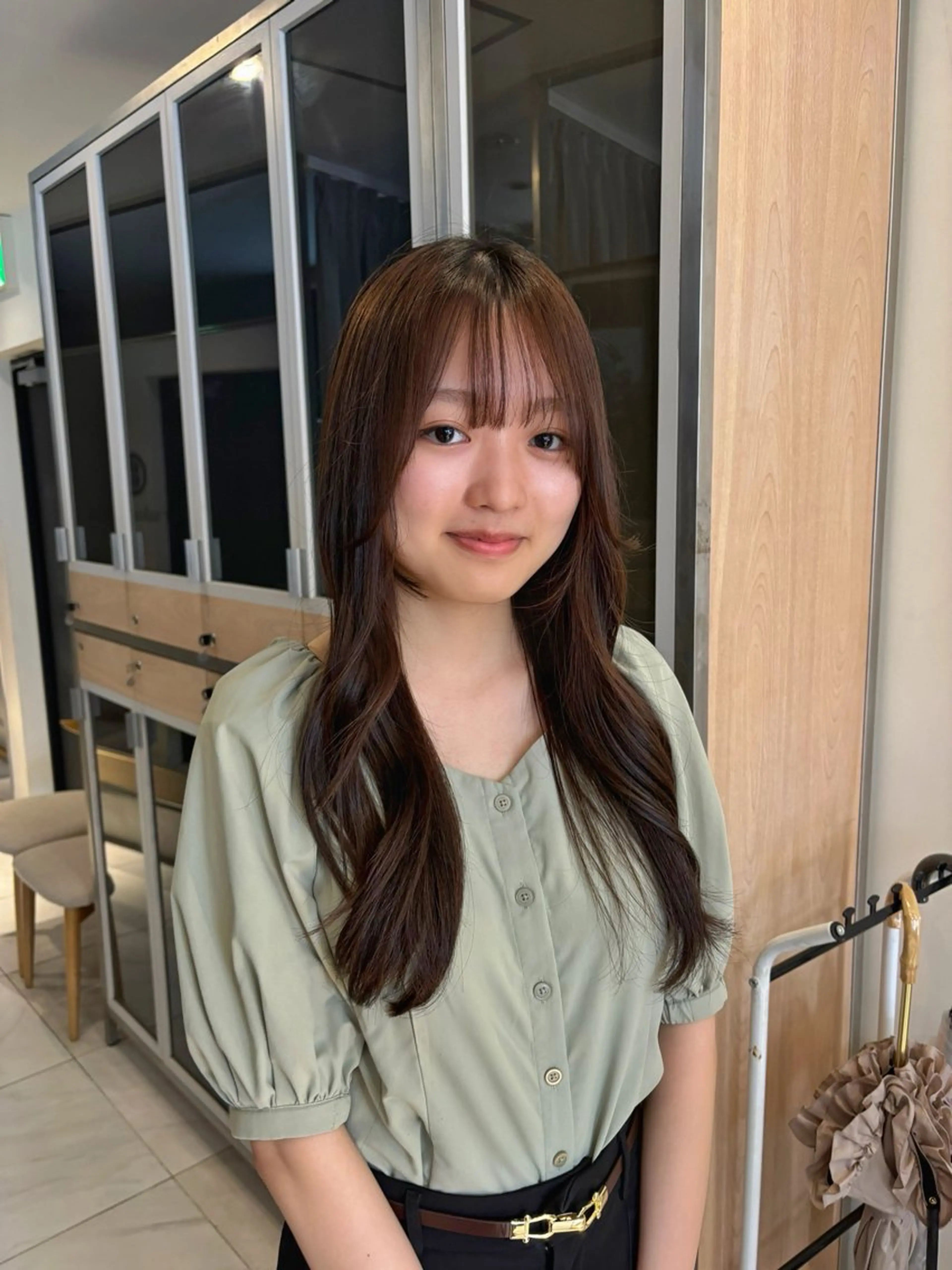 ロング カラー ヘアアレンジ 艶髪/レイヤーカット 🐣misakiのヘアスタイル