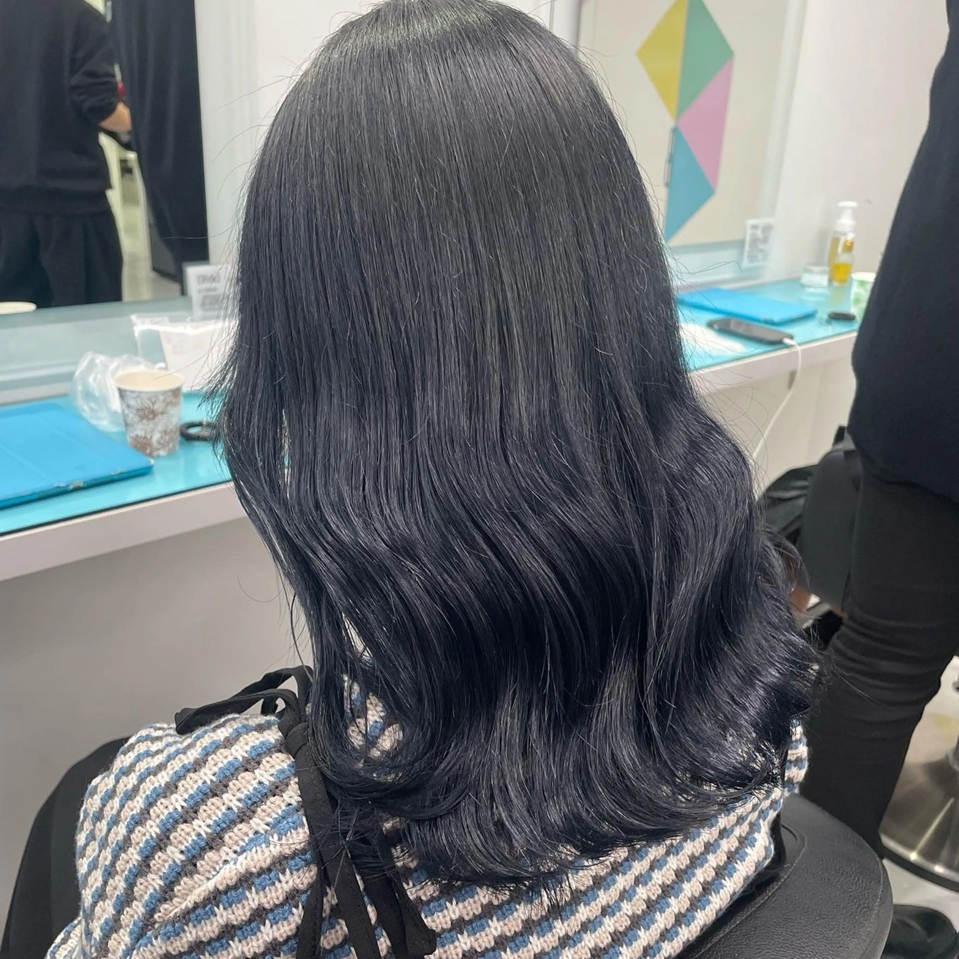 セミロング カラー 💗艶髪透明感カラー 💗DAIKI💗のヘアスタイル