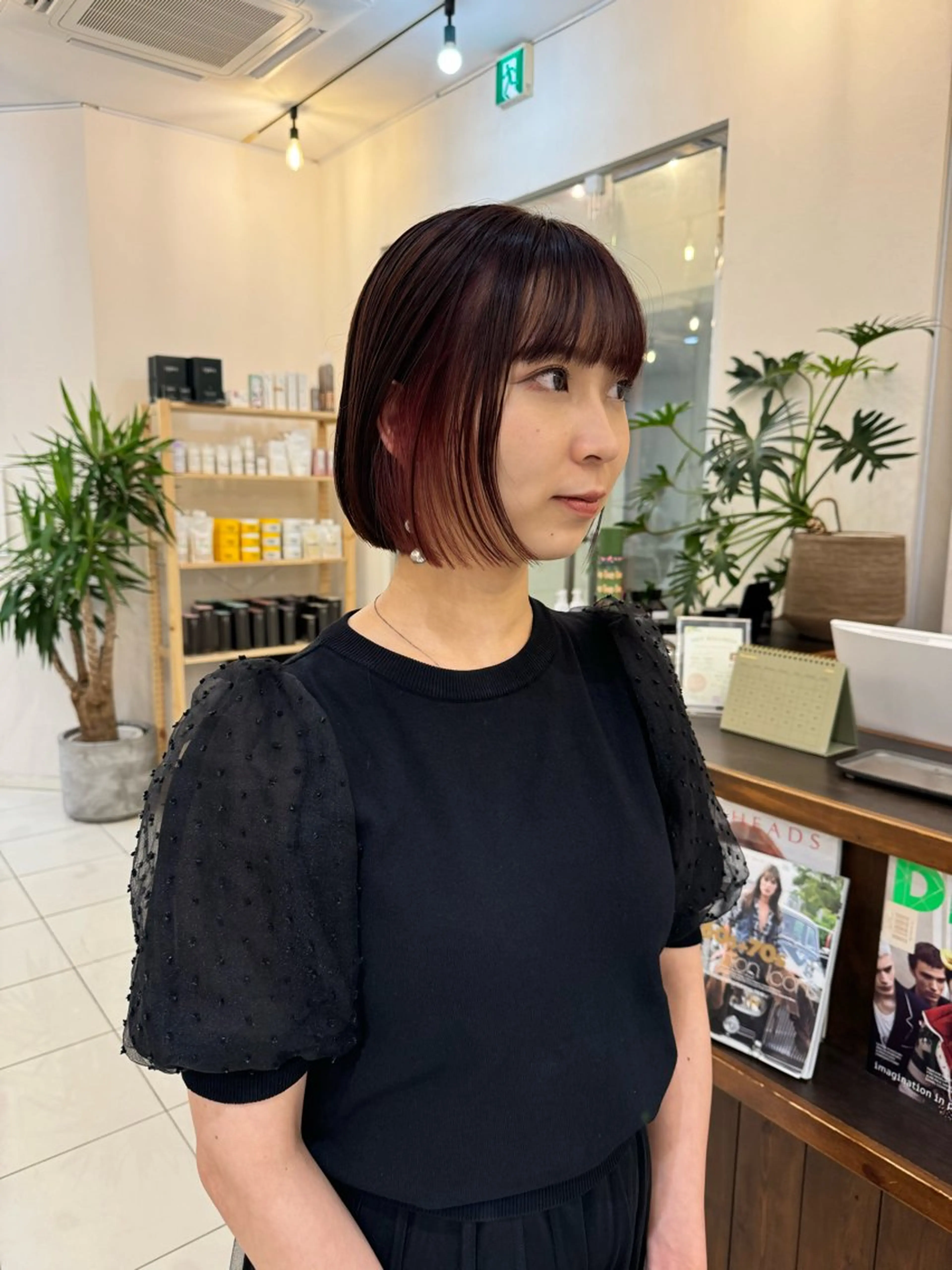 ショート カラー カット ヘアカラー トリートメント ✅ボブ/パーマ/ 表参道/KENTA✅のヘアスタイル