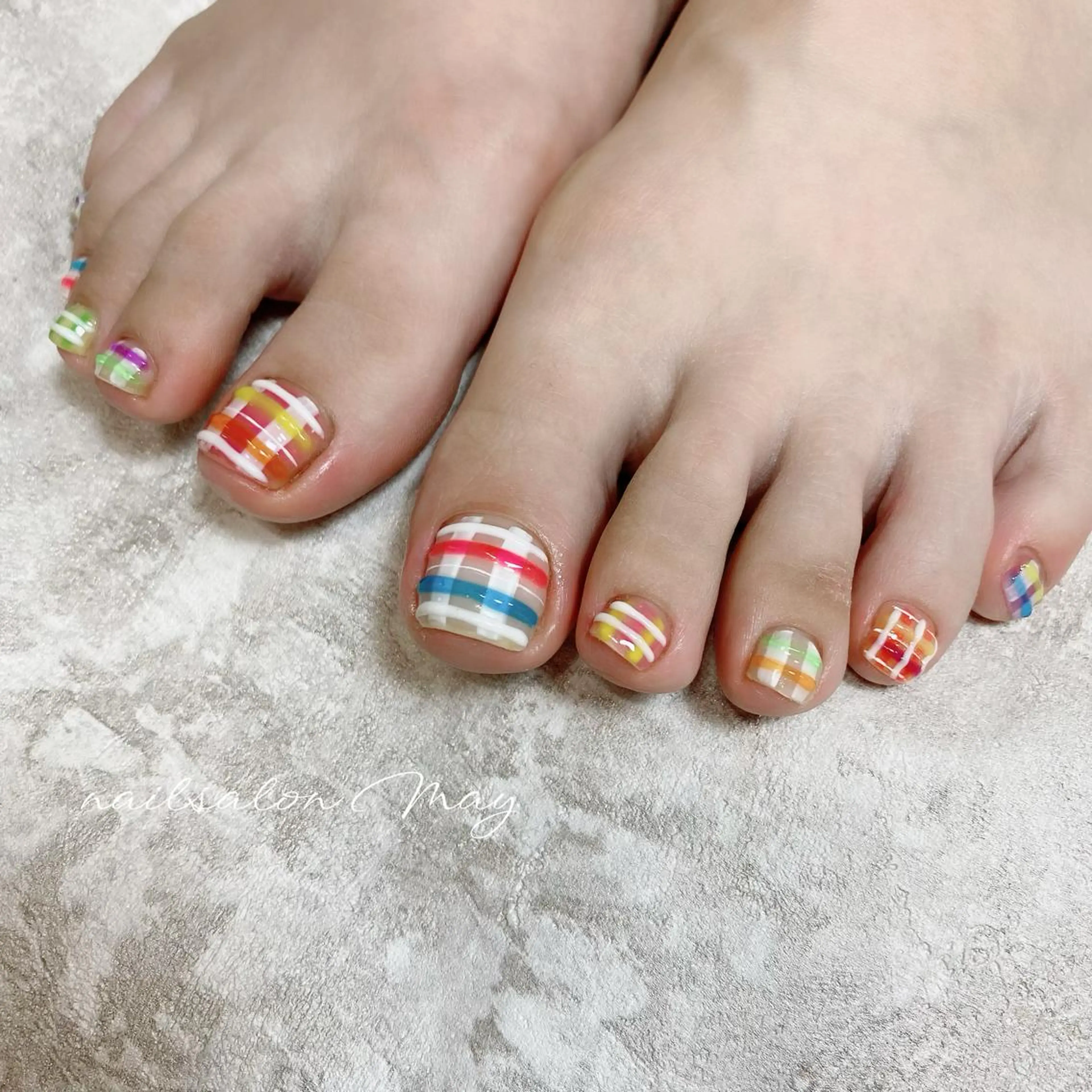 ネイル フットネイル nailsalon mayのネイルデザイン