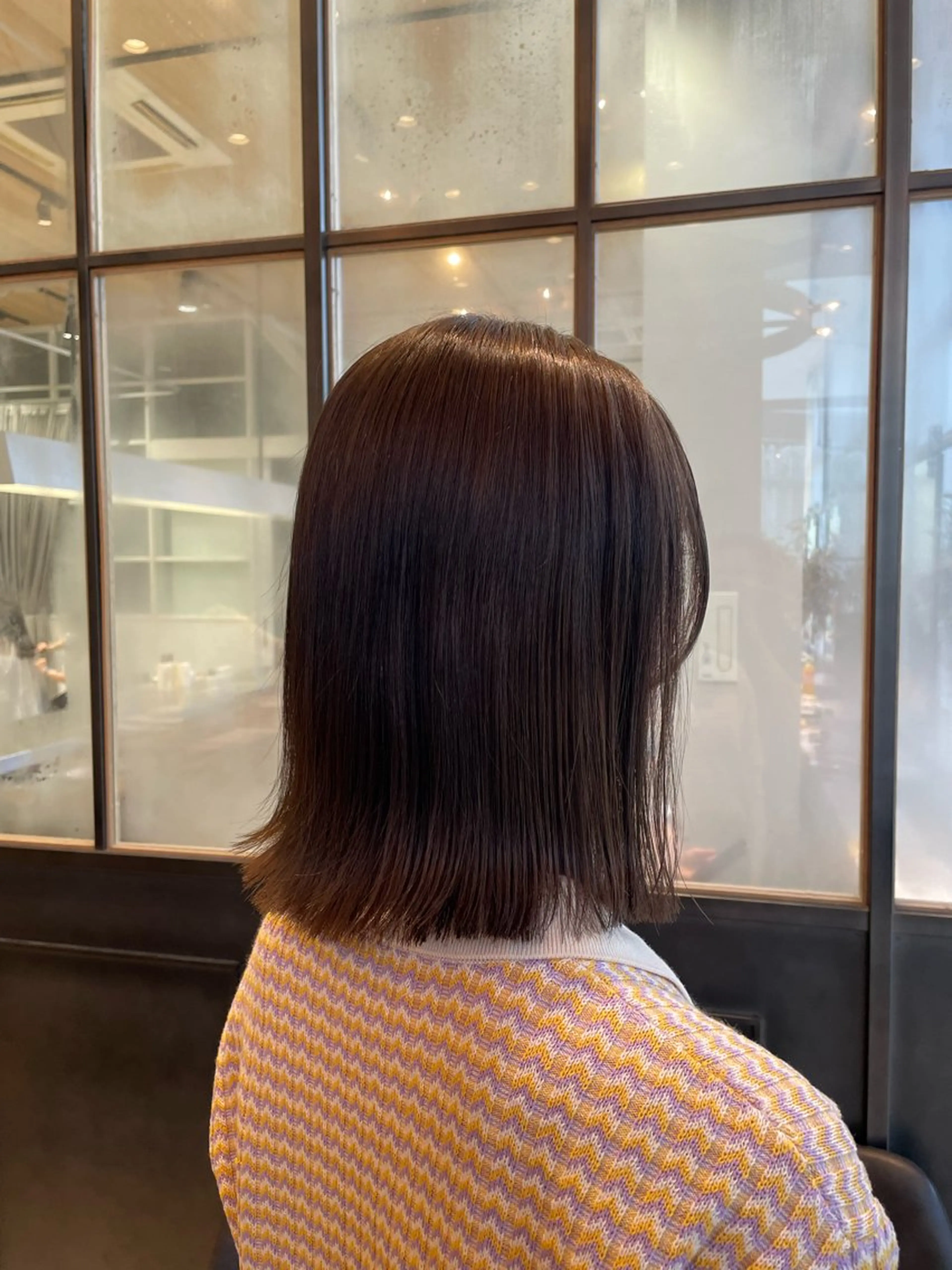 ミディアム カット ヘアカラー Lolonois 森ノ宮/RINのヘアスタイル
